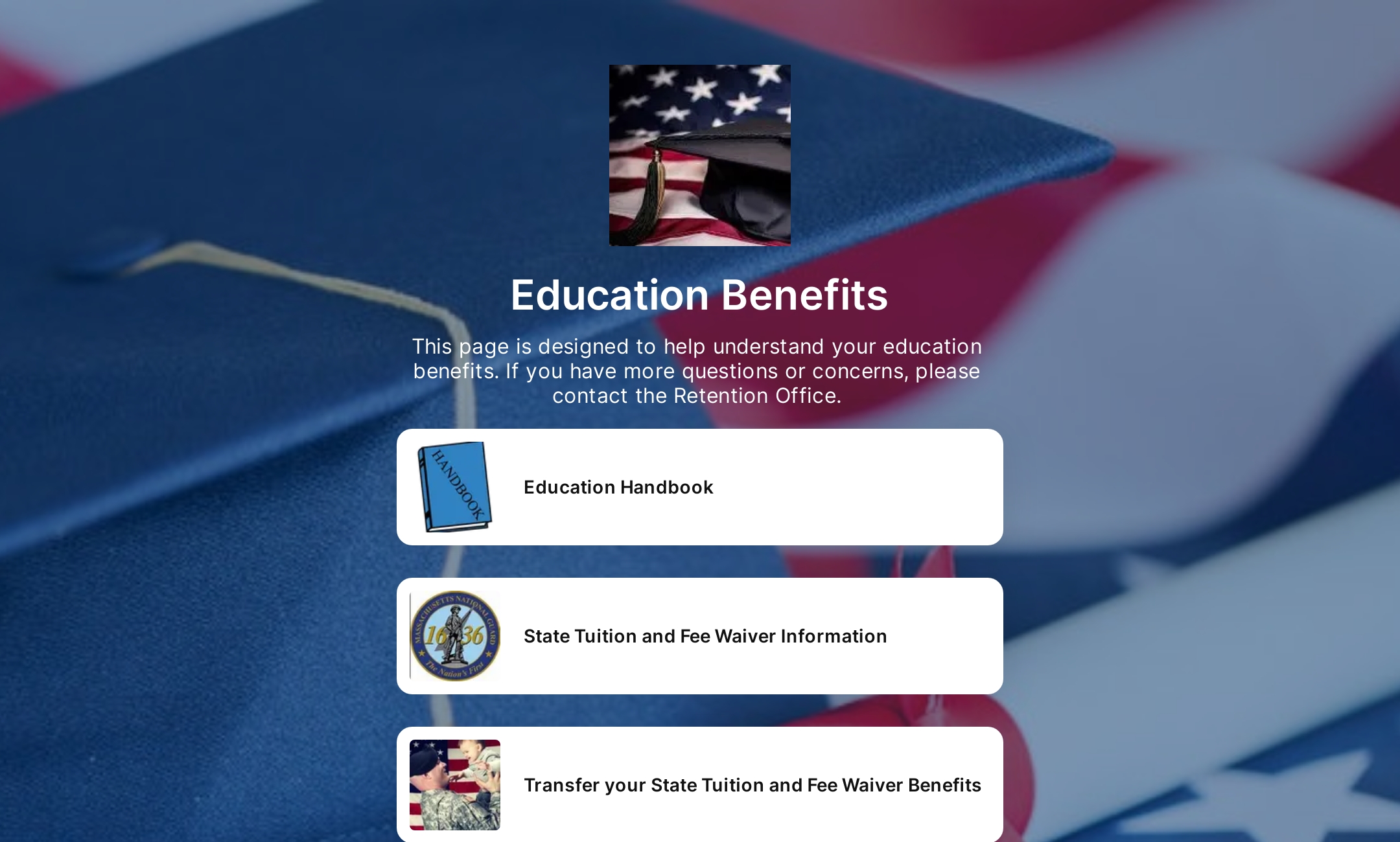 Education Benefits' Flowpage