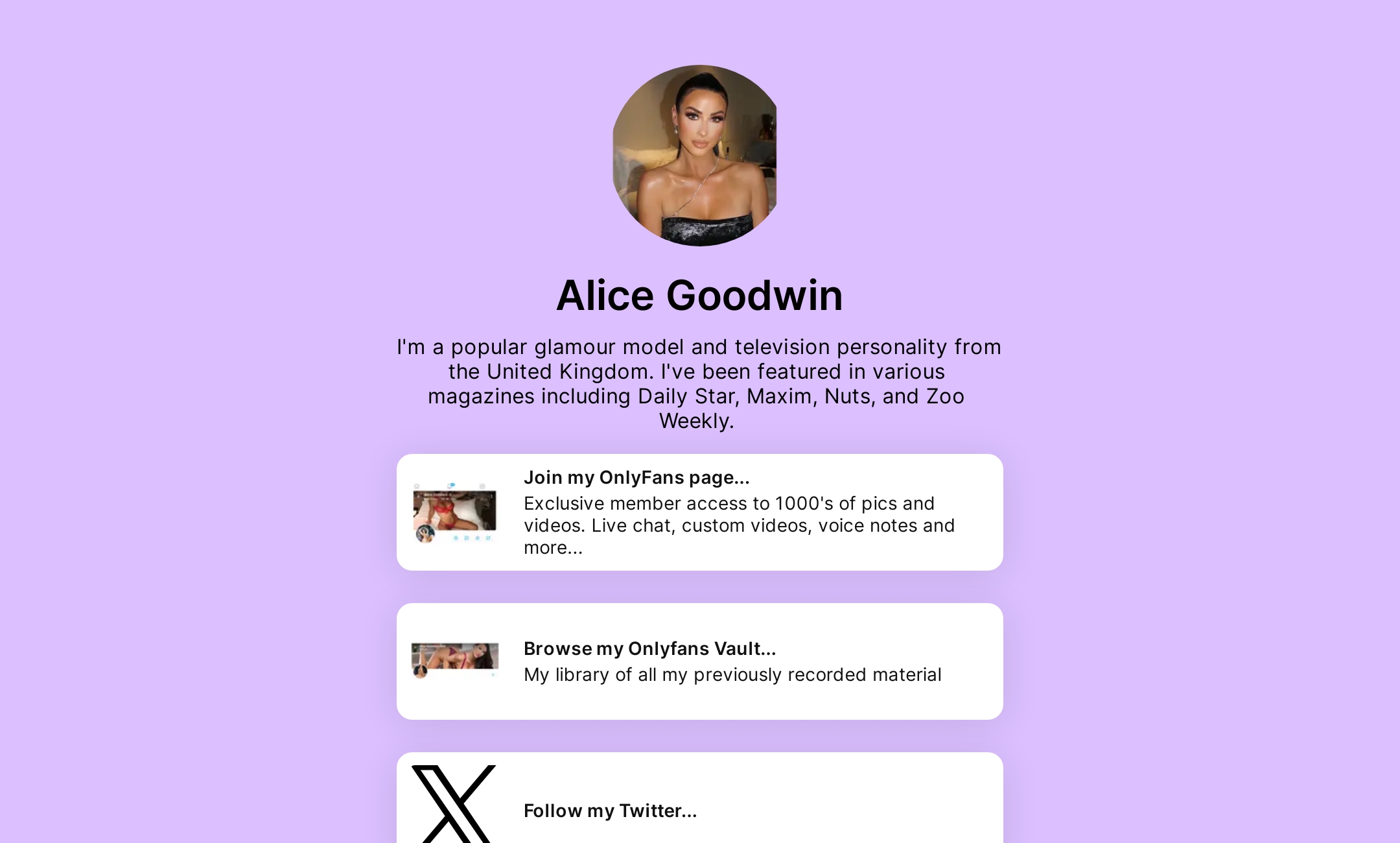 Unveiling the Enigmatic World of Alice Goodwin: A Modern-Day Glamour Icon