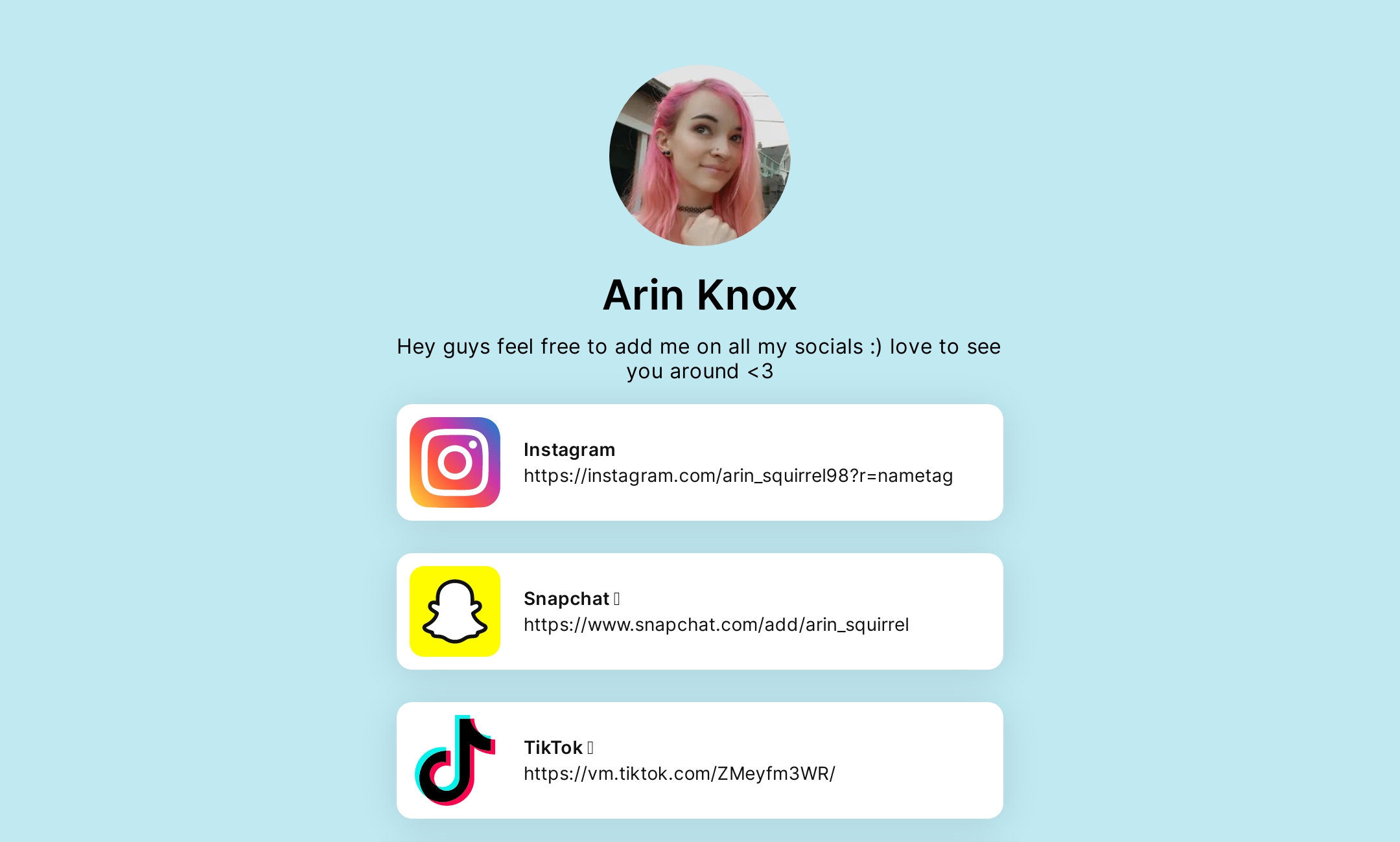Arin Knox's Flowpage