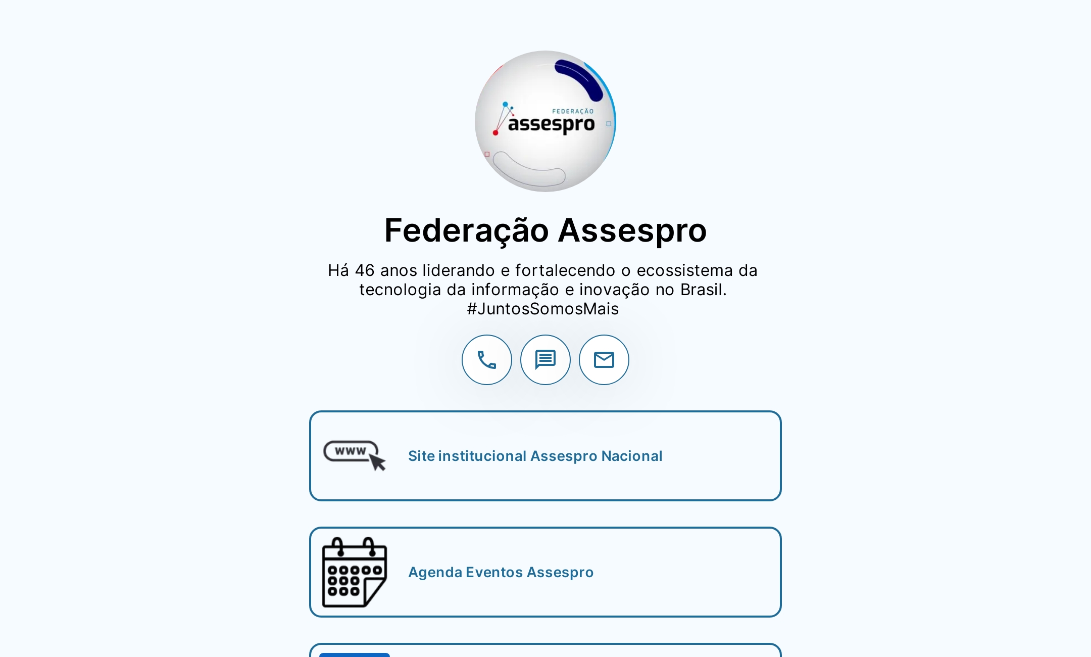 Federação Assespro's Flowpage