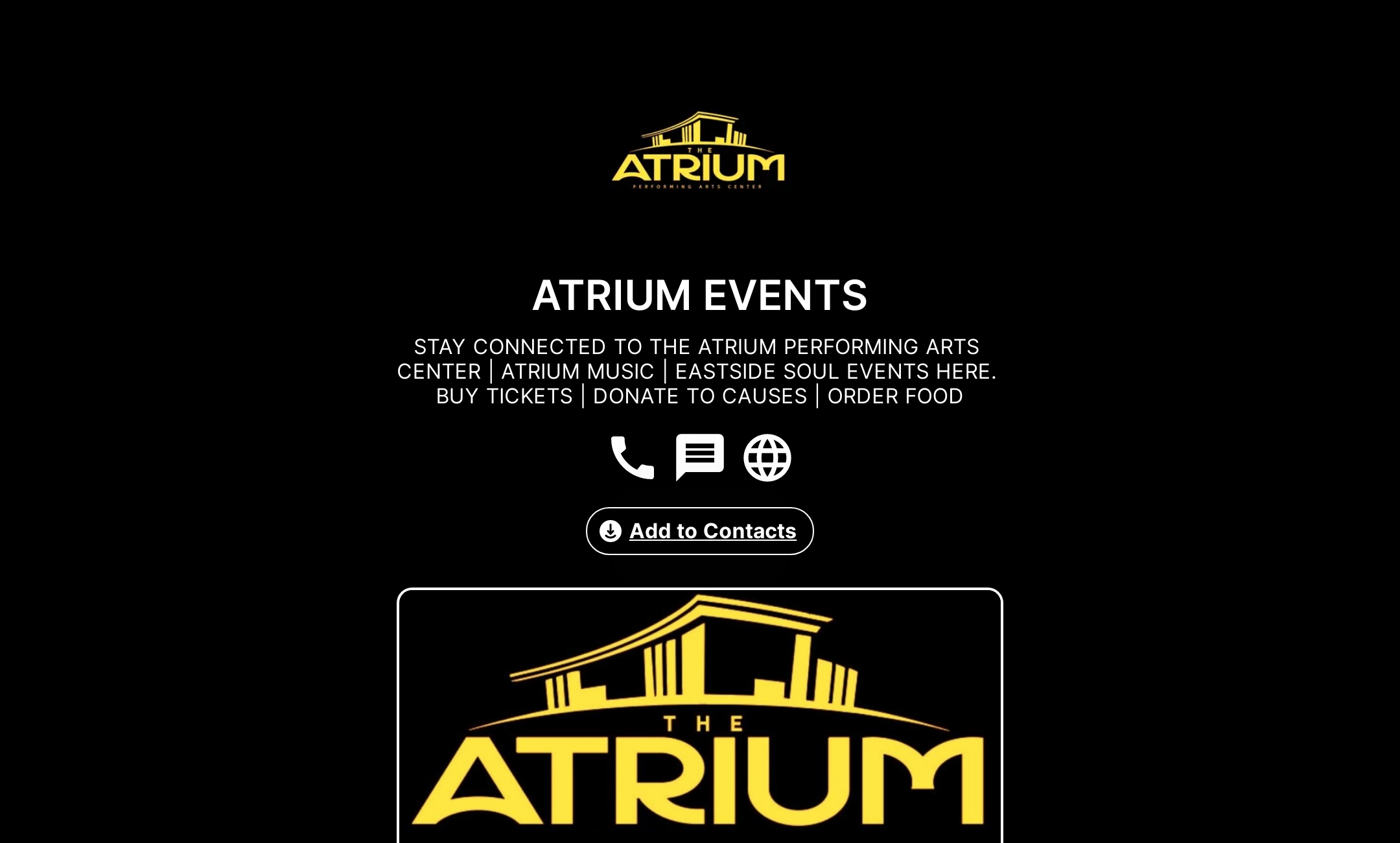 ATRIUM EVENTS's Flowpage