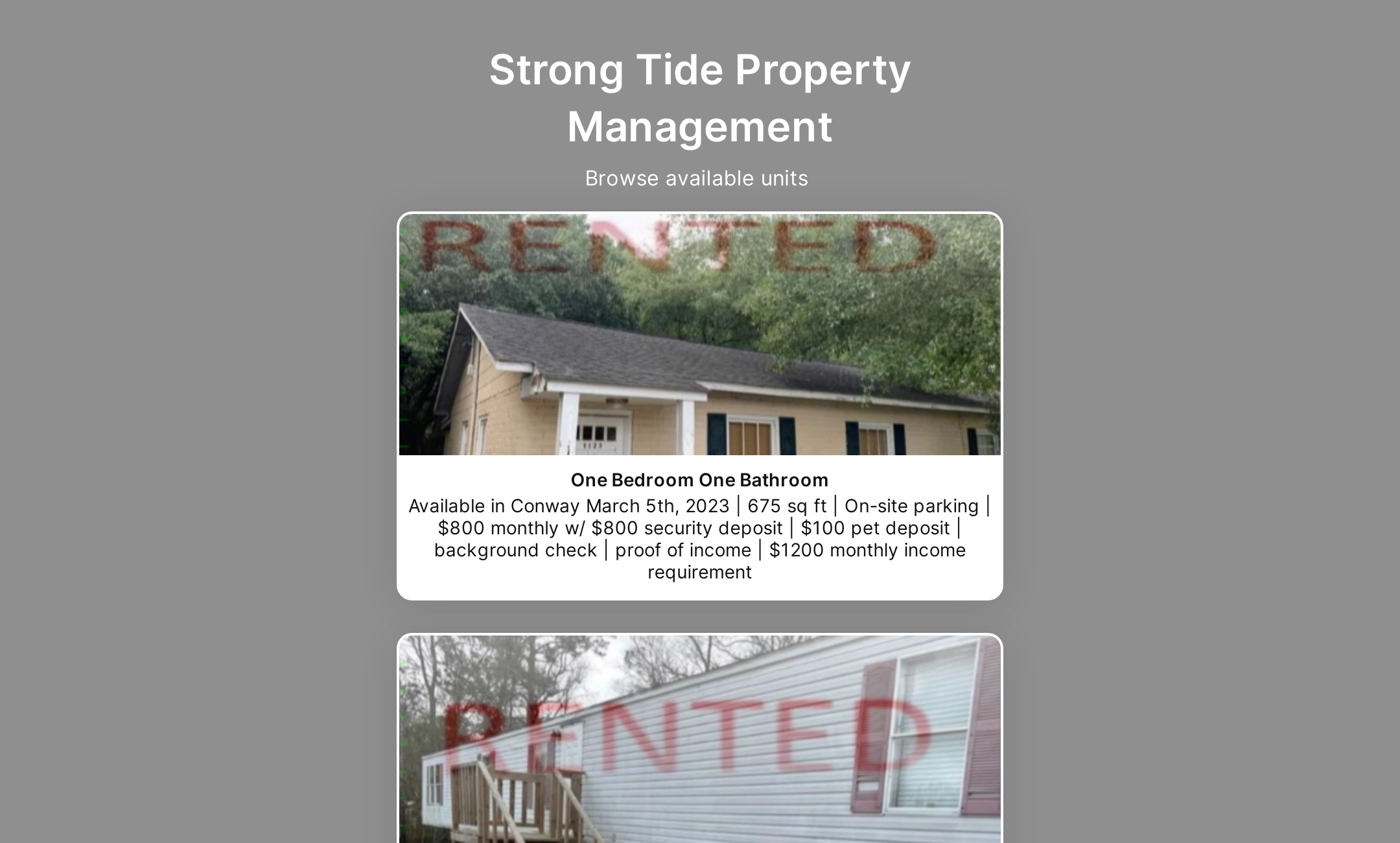 Strong Tide Property Management 's Flowpage