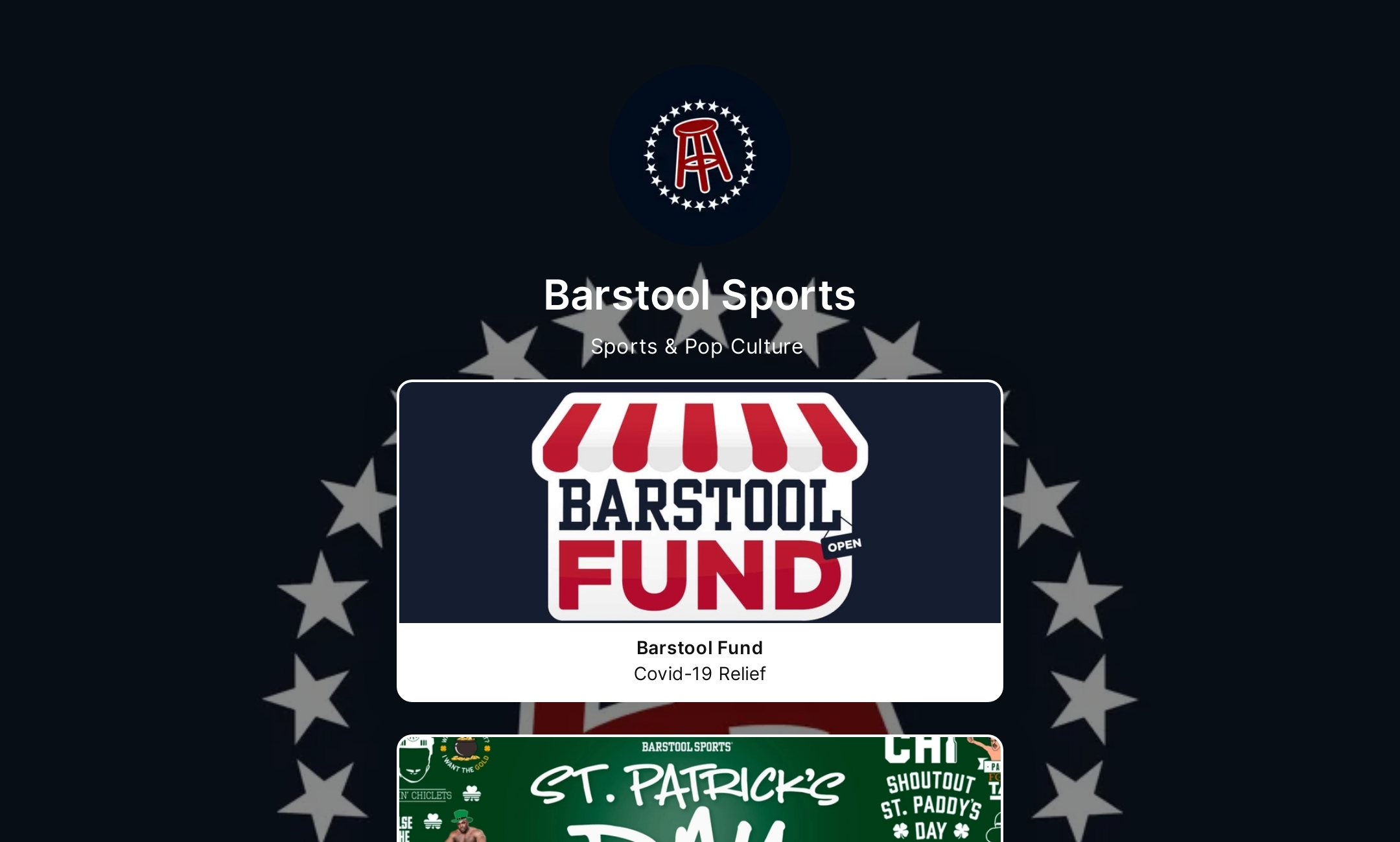 Barstool Sports' Flowpage