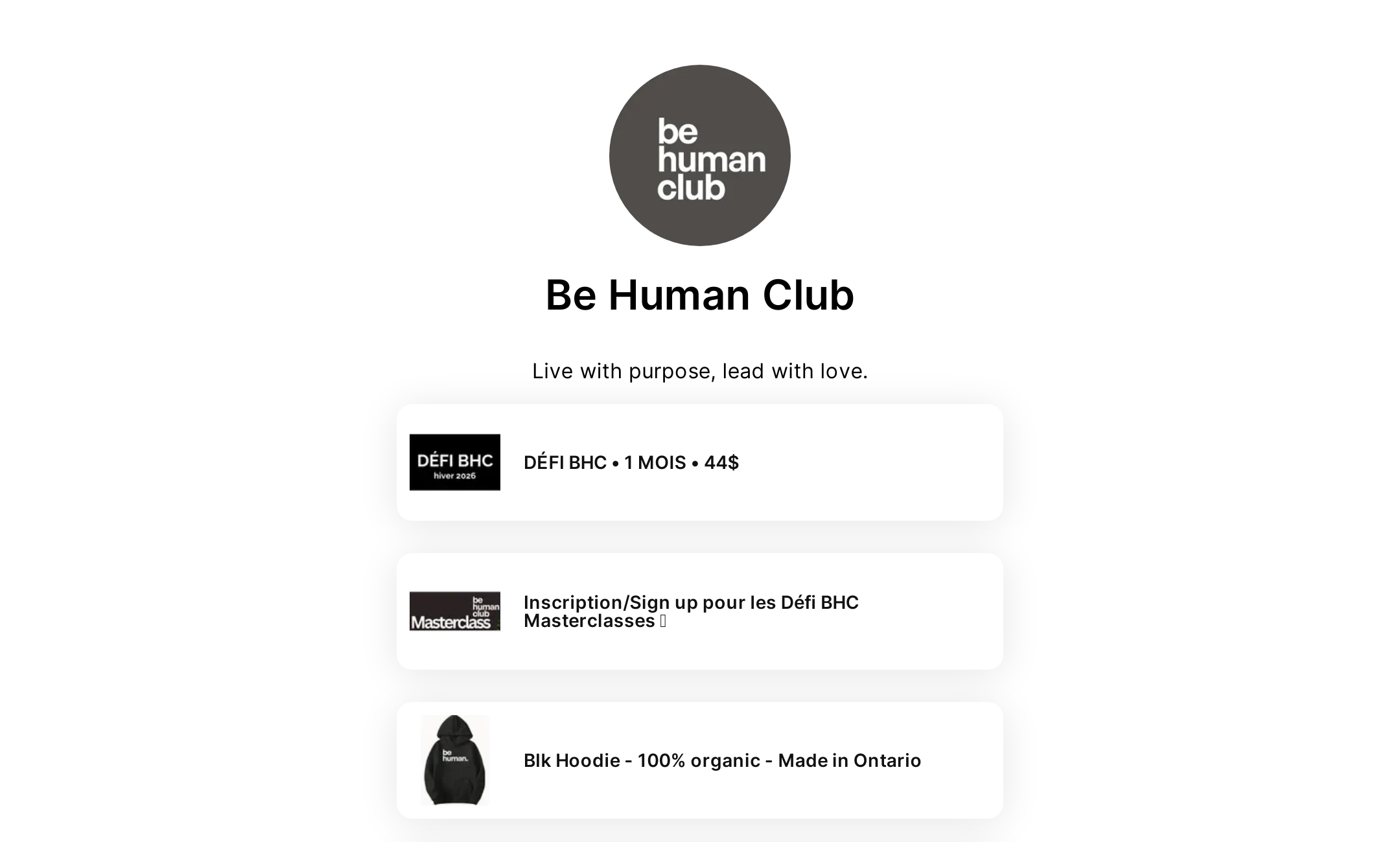 Be Human Club's Flowpage