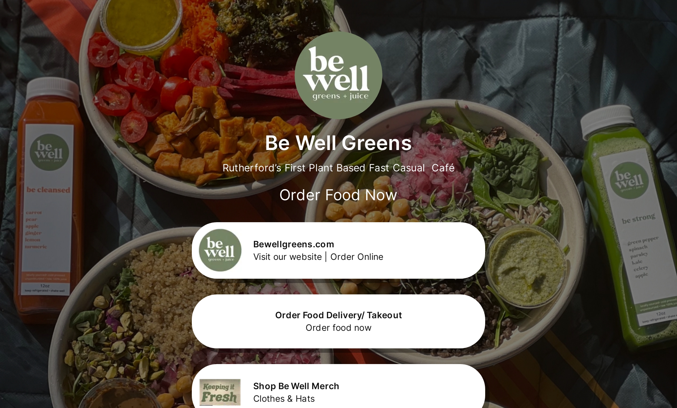Be Well Greens' Flowpage