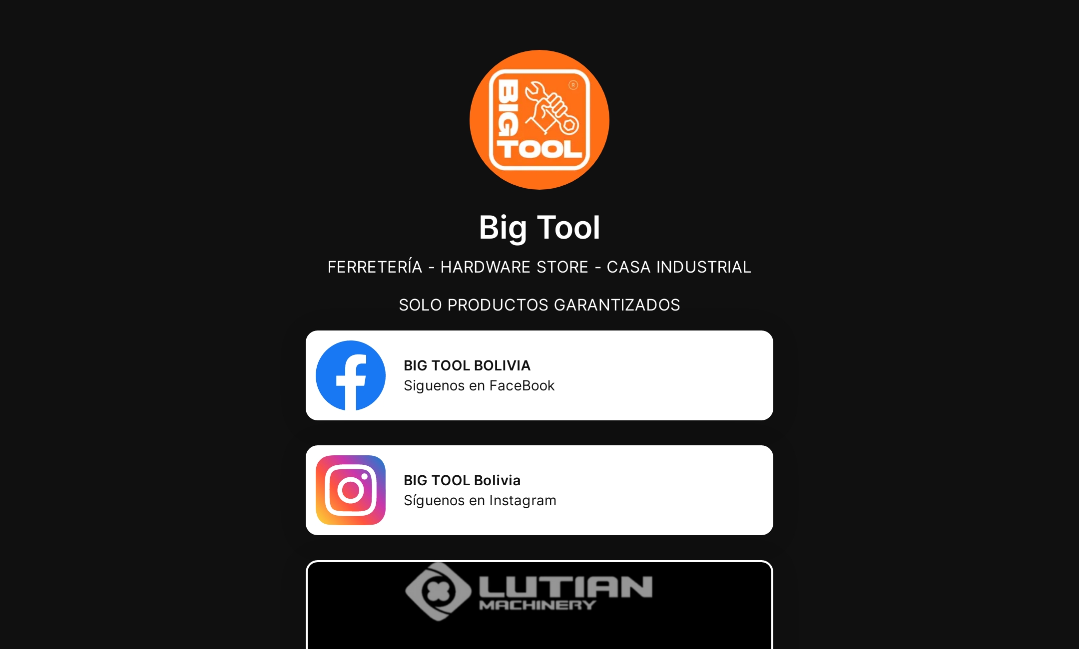 Big Tool's Flowpage