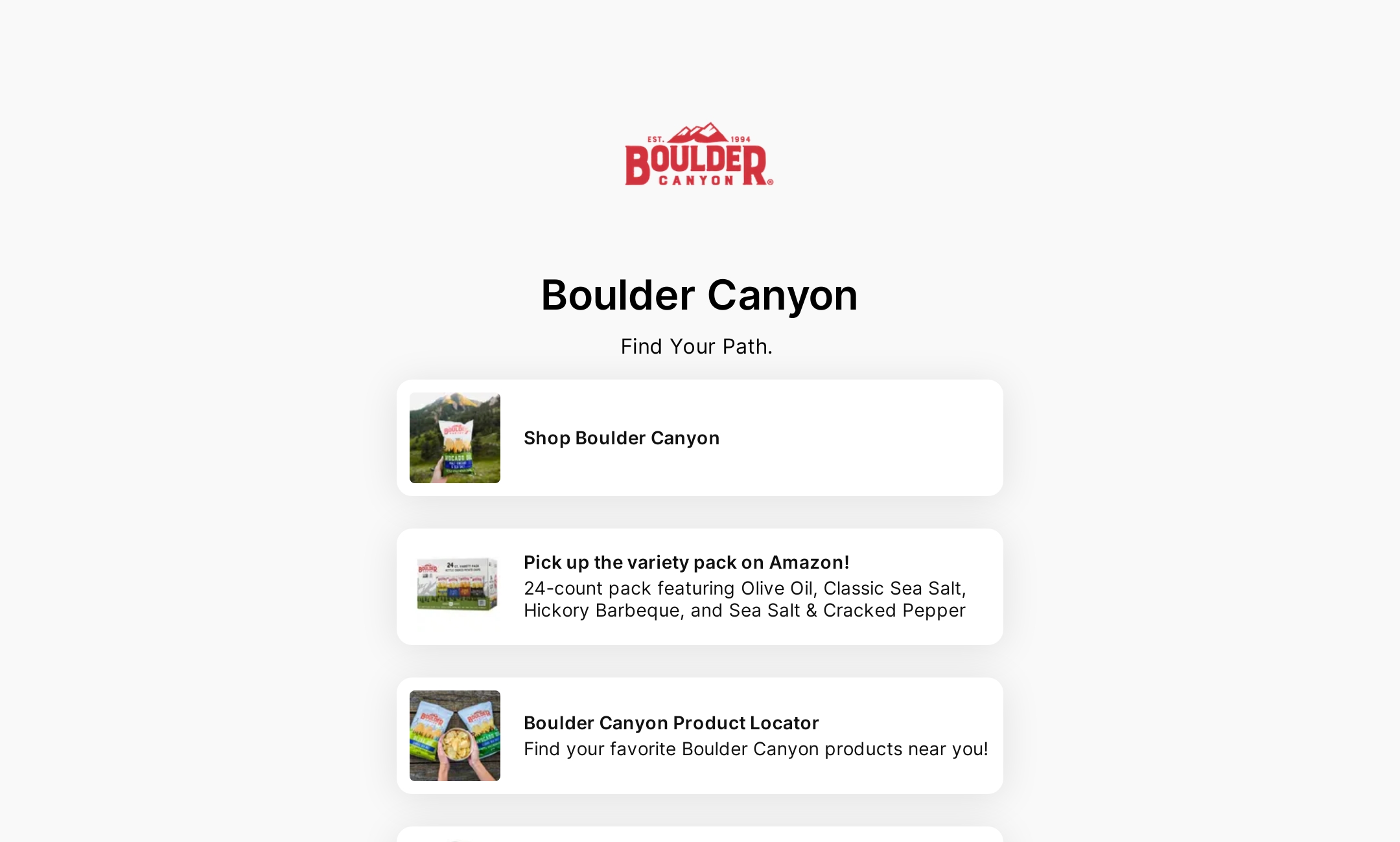 Boulder Canyon S Flowpage