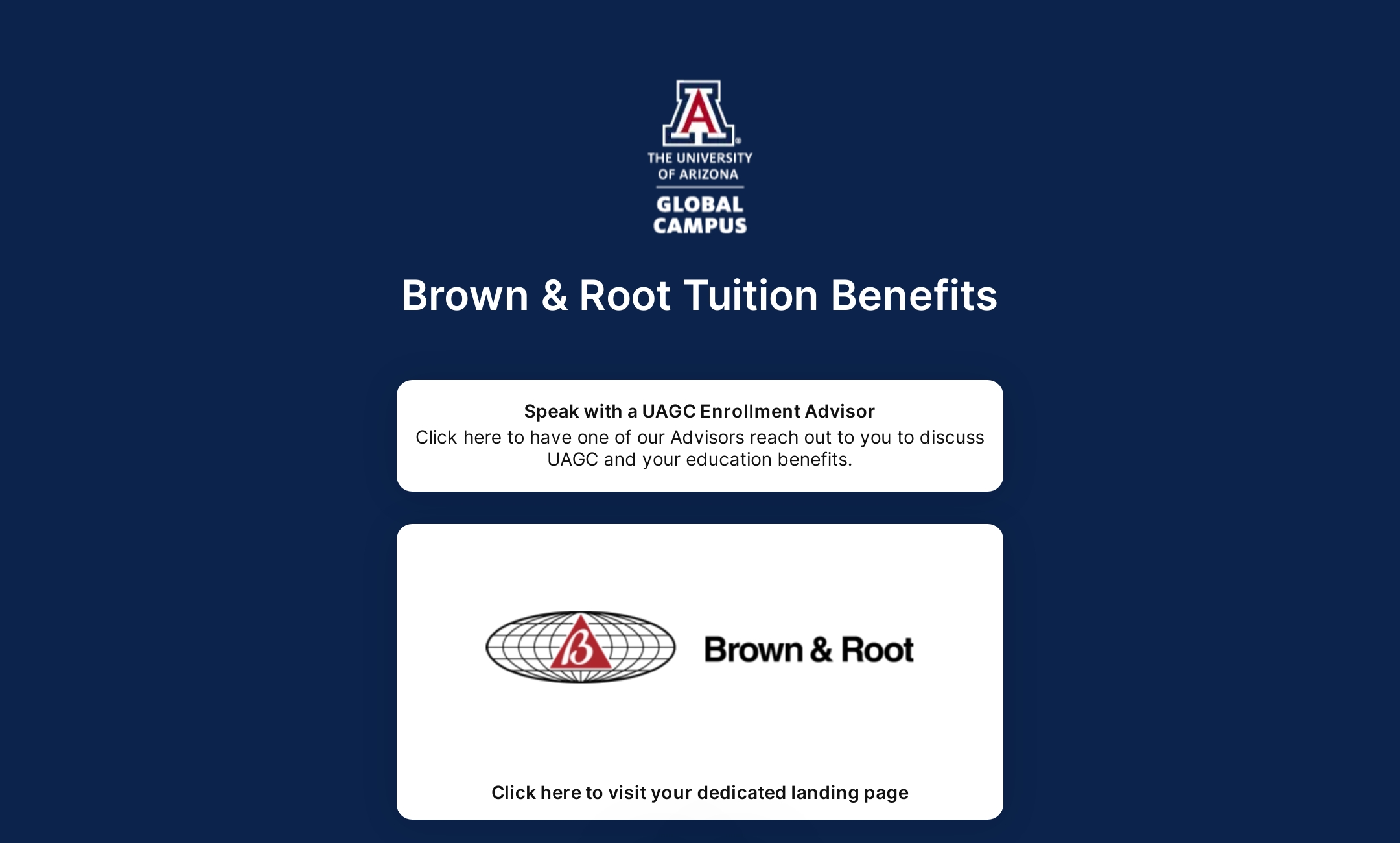 Brown root tuition benefits flowpage