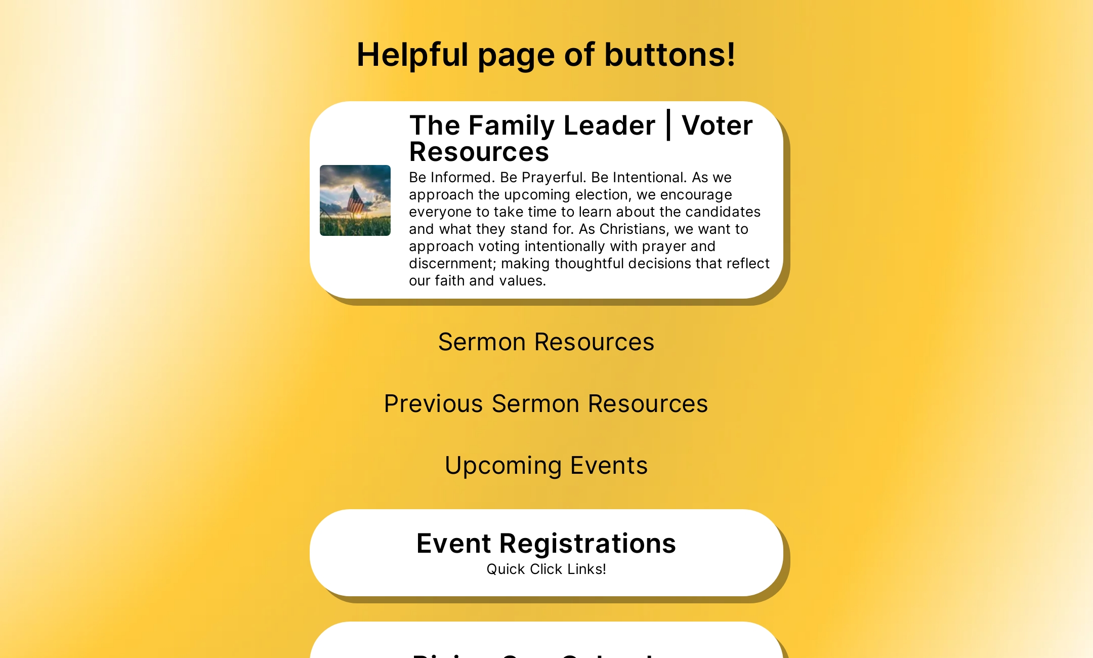 Helpful page of buttons!'s Flowpage