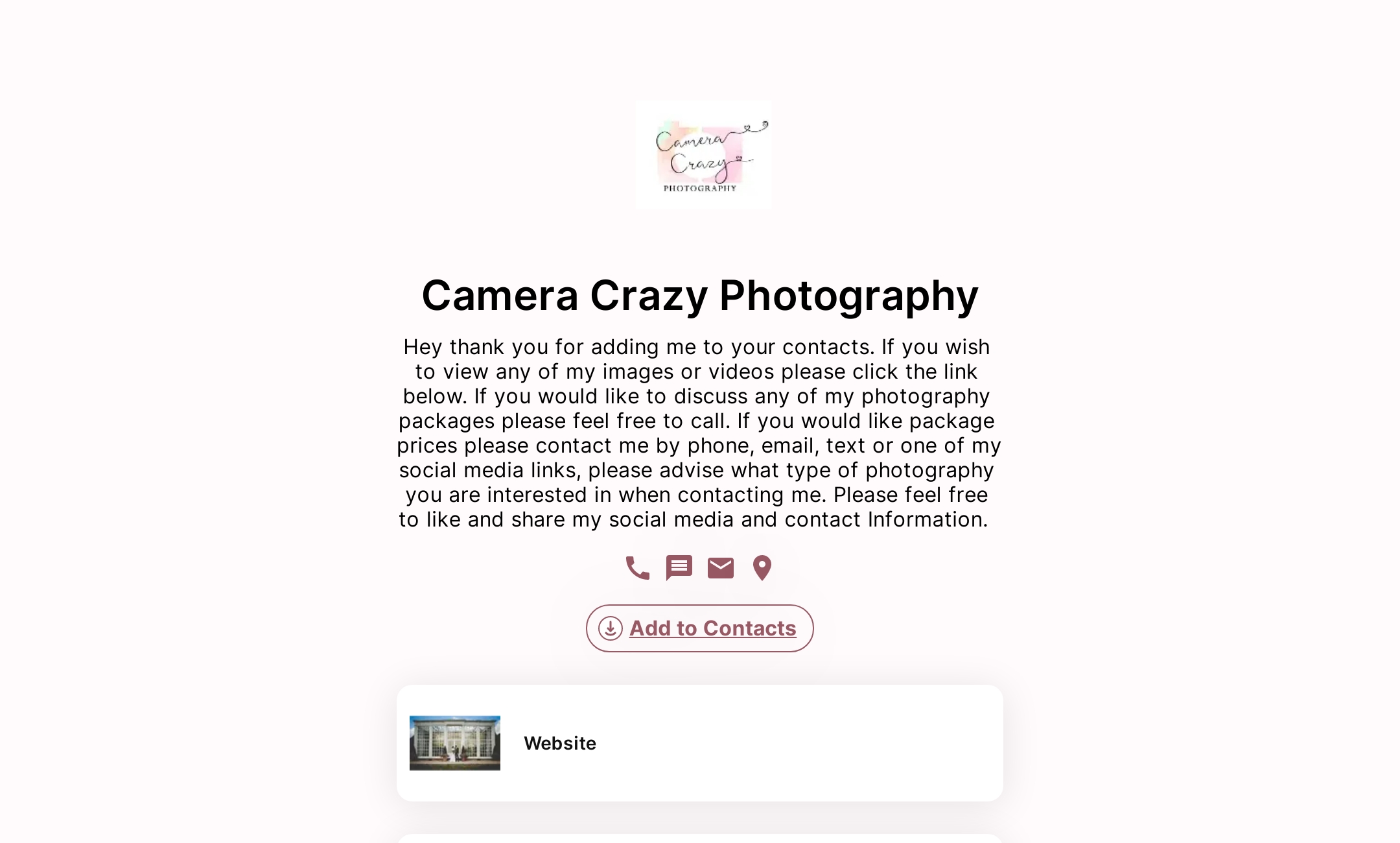 Camera Crazy Photography's Flowpage
