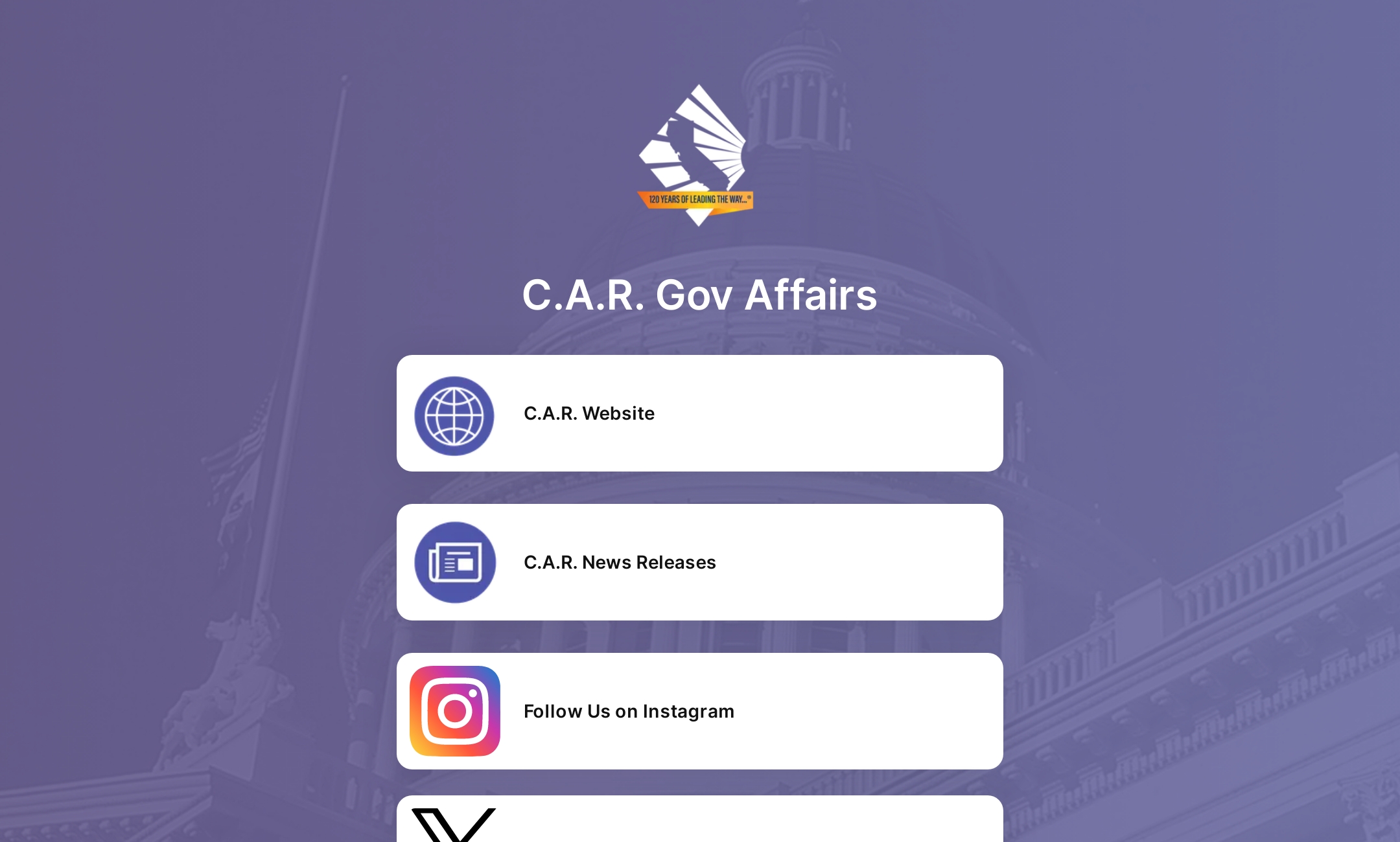 C.A.R. Gov Affairs' Flowpage