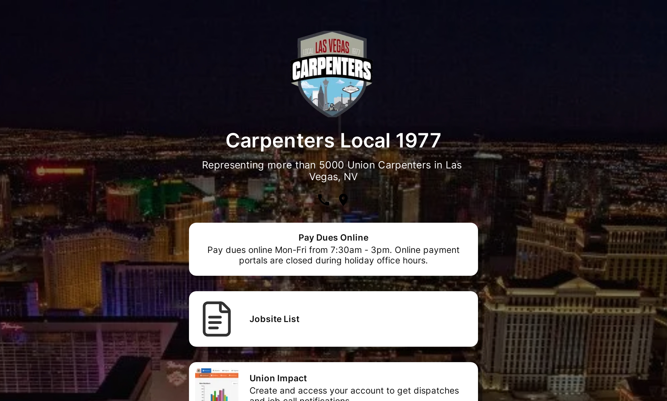 Carpenters Local 1977's Flowpage