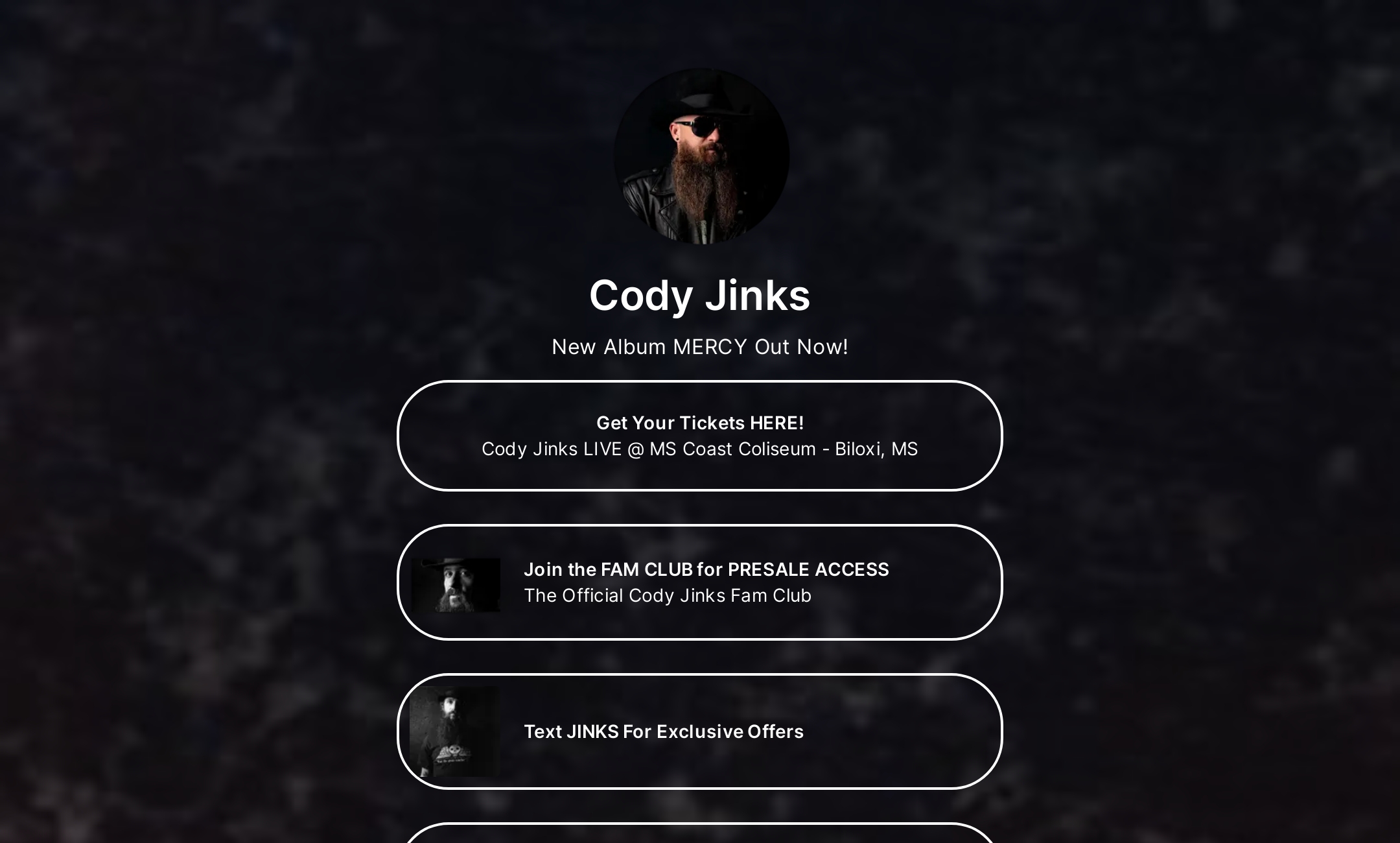 Cody Jinks' Flowpage