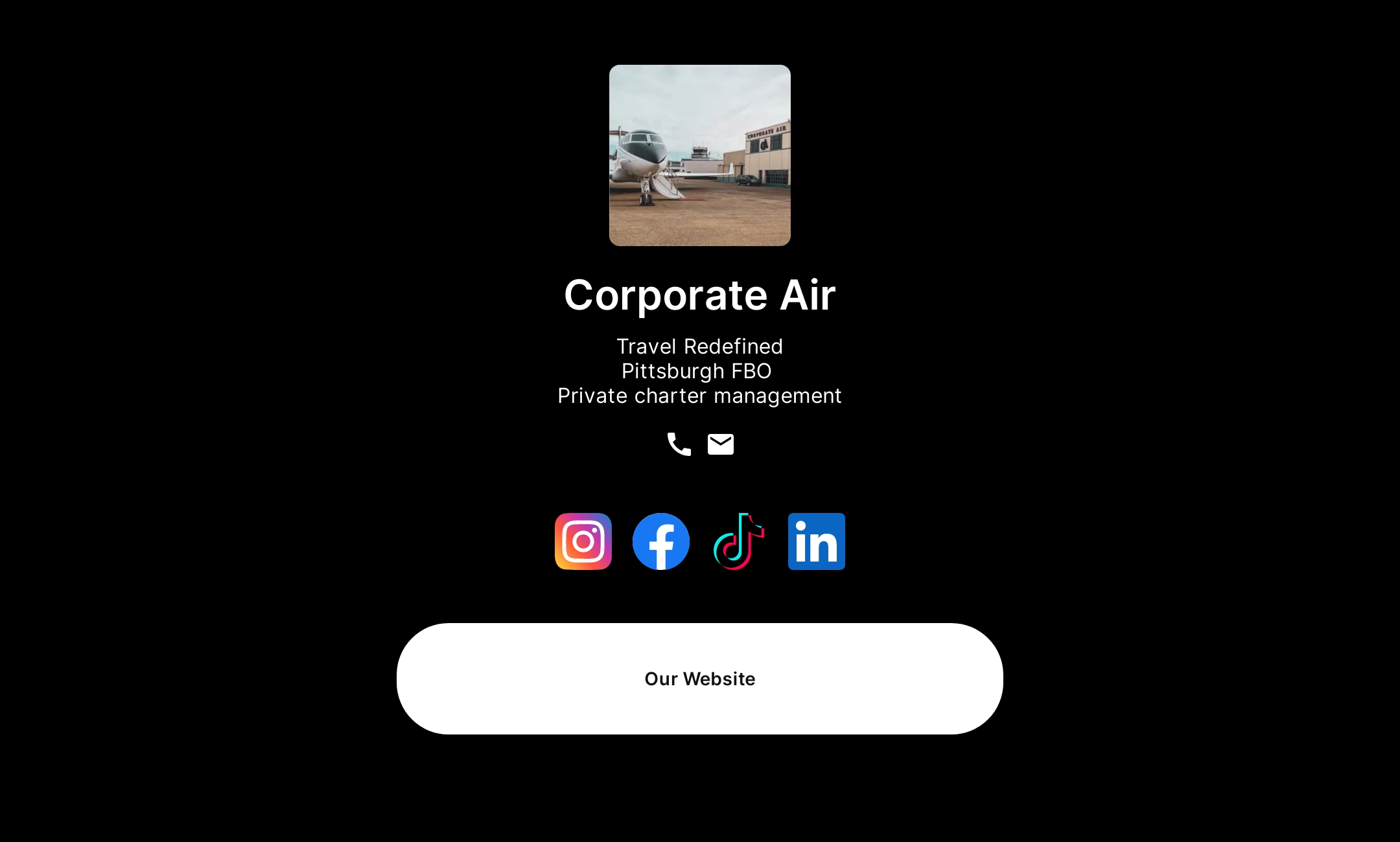 Corporate Air's Flowpage