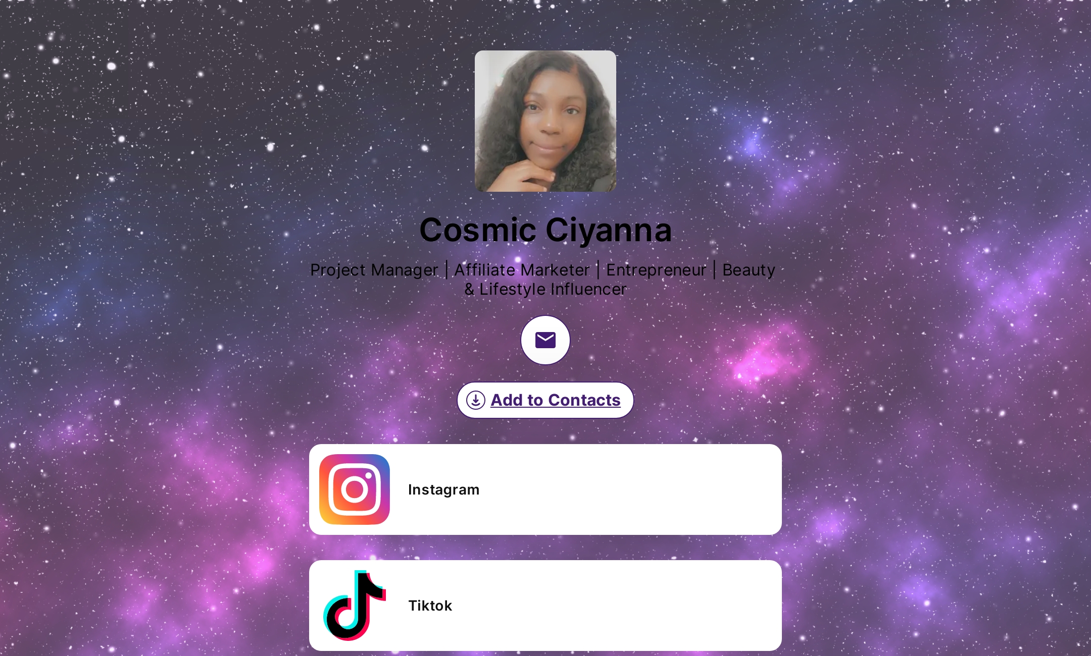 Cosmic Ciyanna's Flowpage
