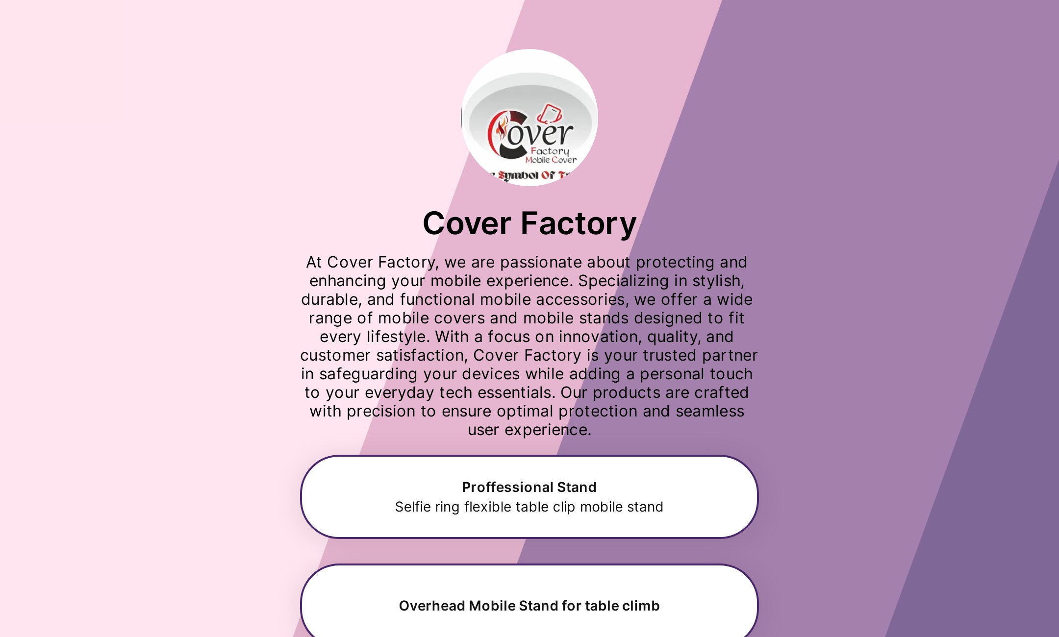 Cover Factory's Flowpage