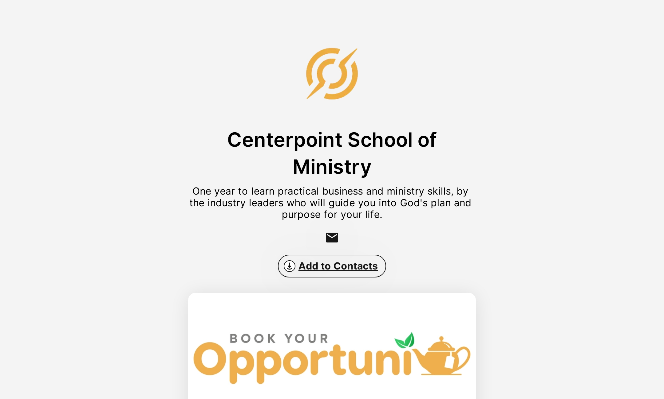 Centerpoint School of Ministry's Flowpage