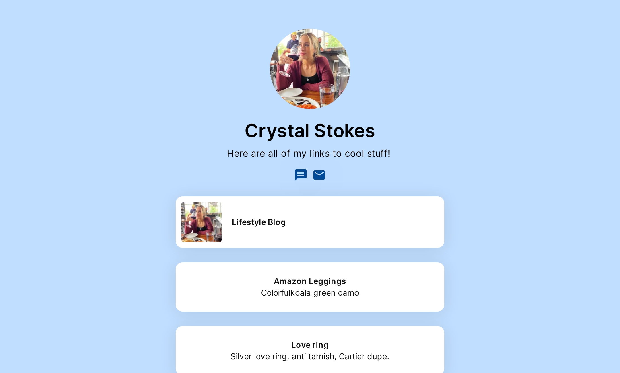 Crystal Stokes' Flowpage
