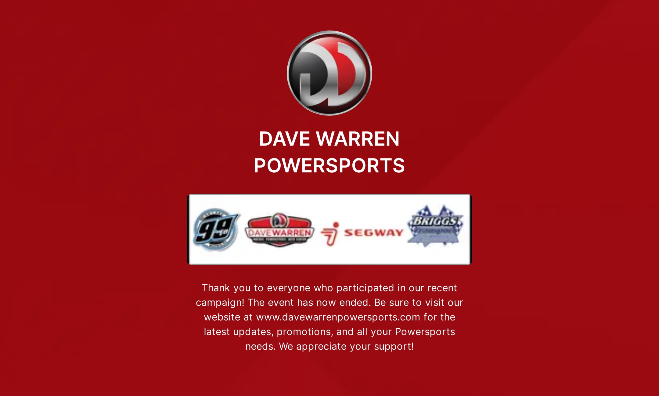 DAVE WARREN POWERSPORTS's Flowpage