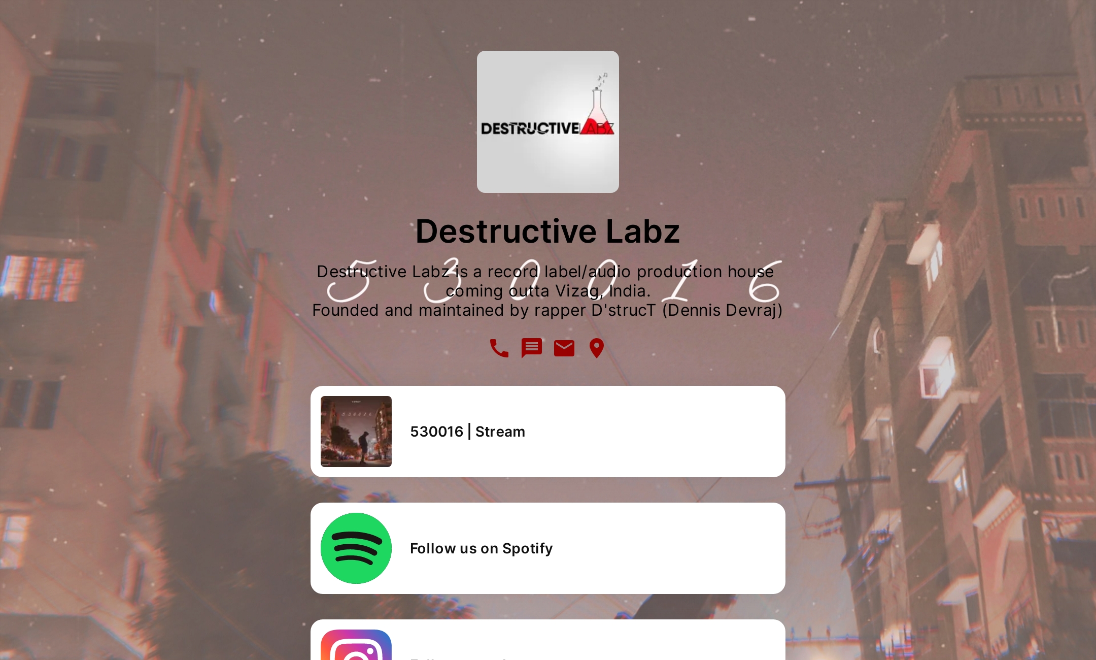 Destructive Labz's Flowpage