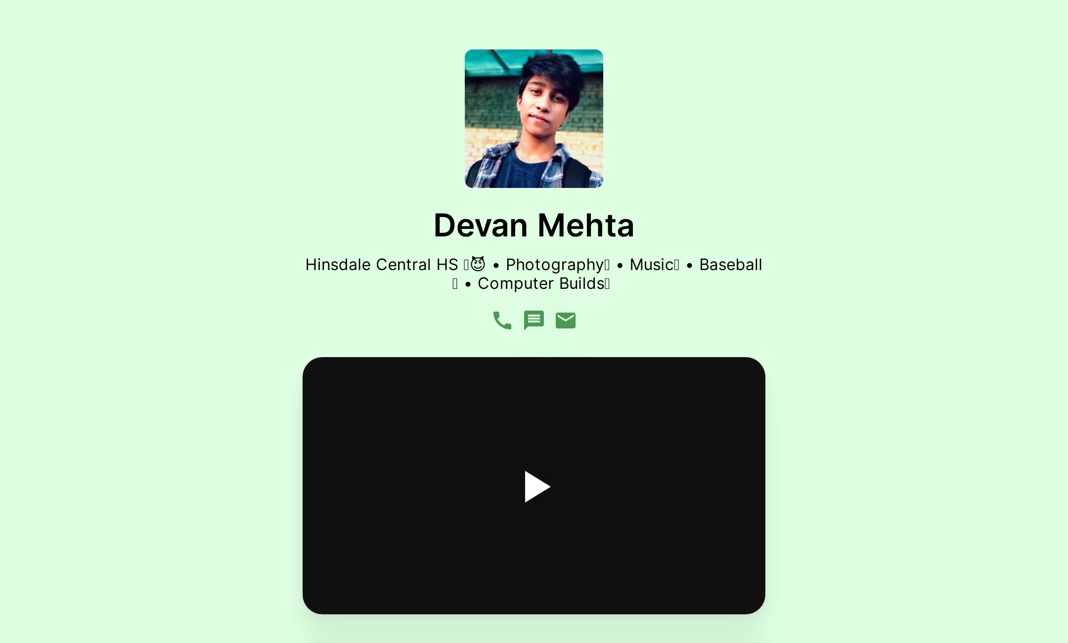 Devan Mehta's Flowpage