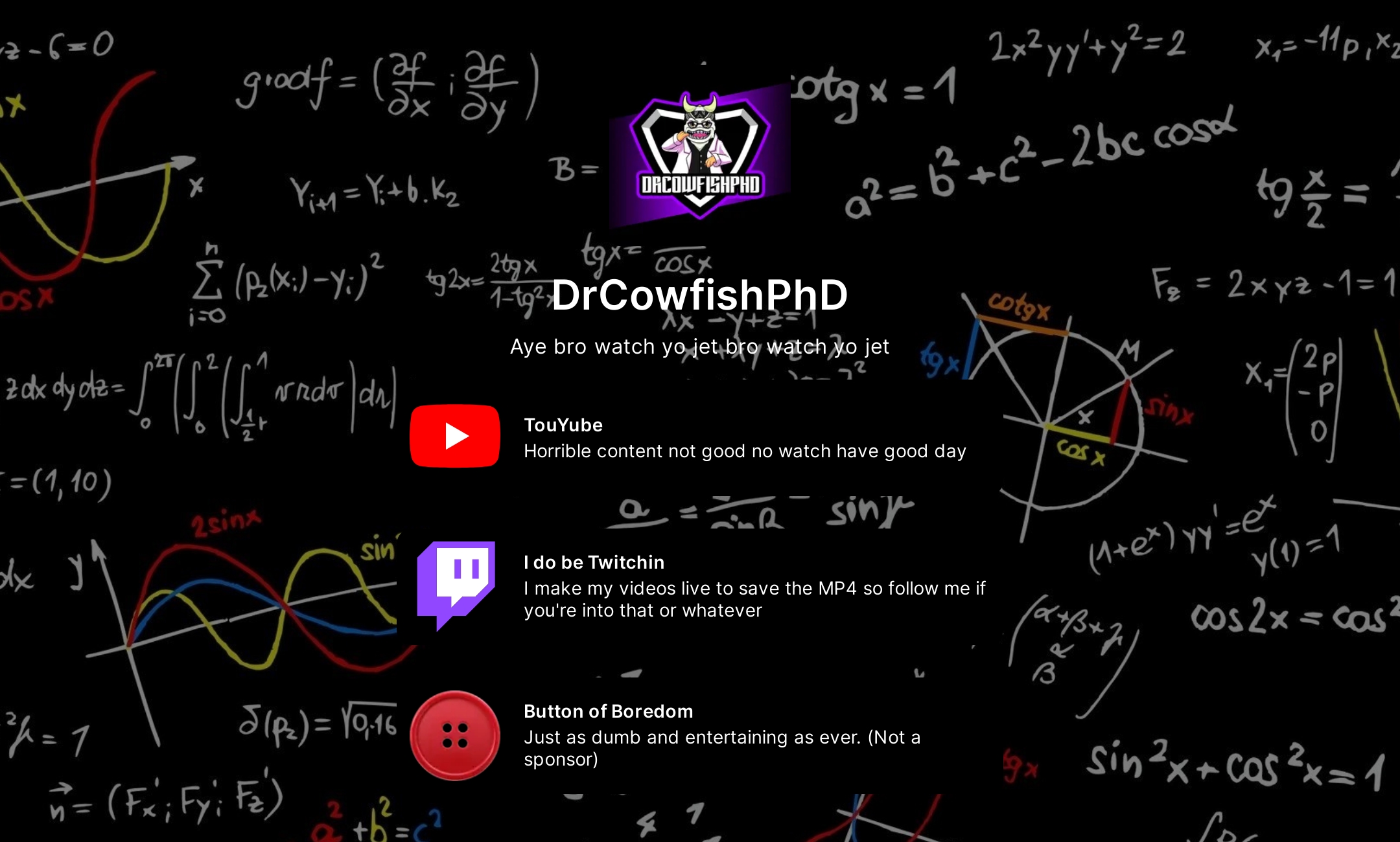 DrCowfishPhD's Flowpage