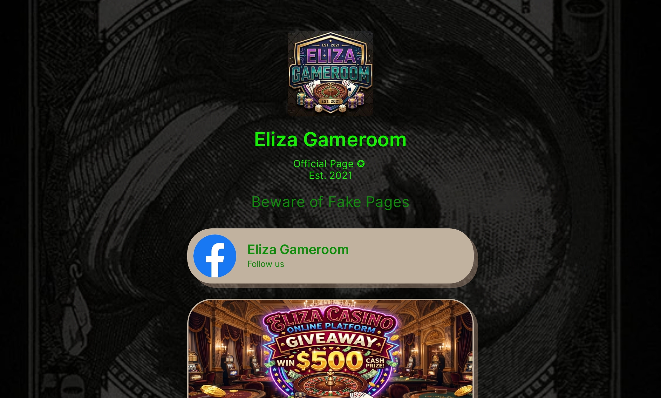 Eliza Gameroom's Flowpage