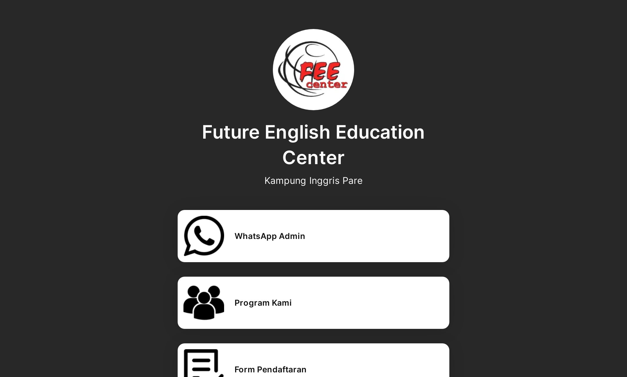 Future English Education Center's Flowpage