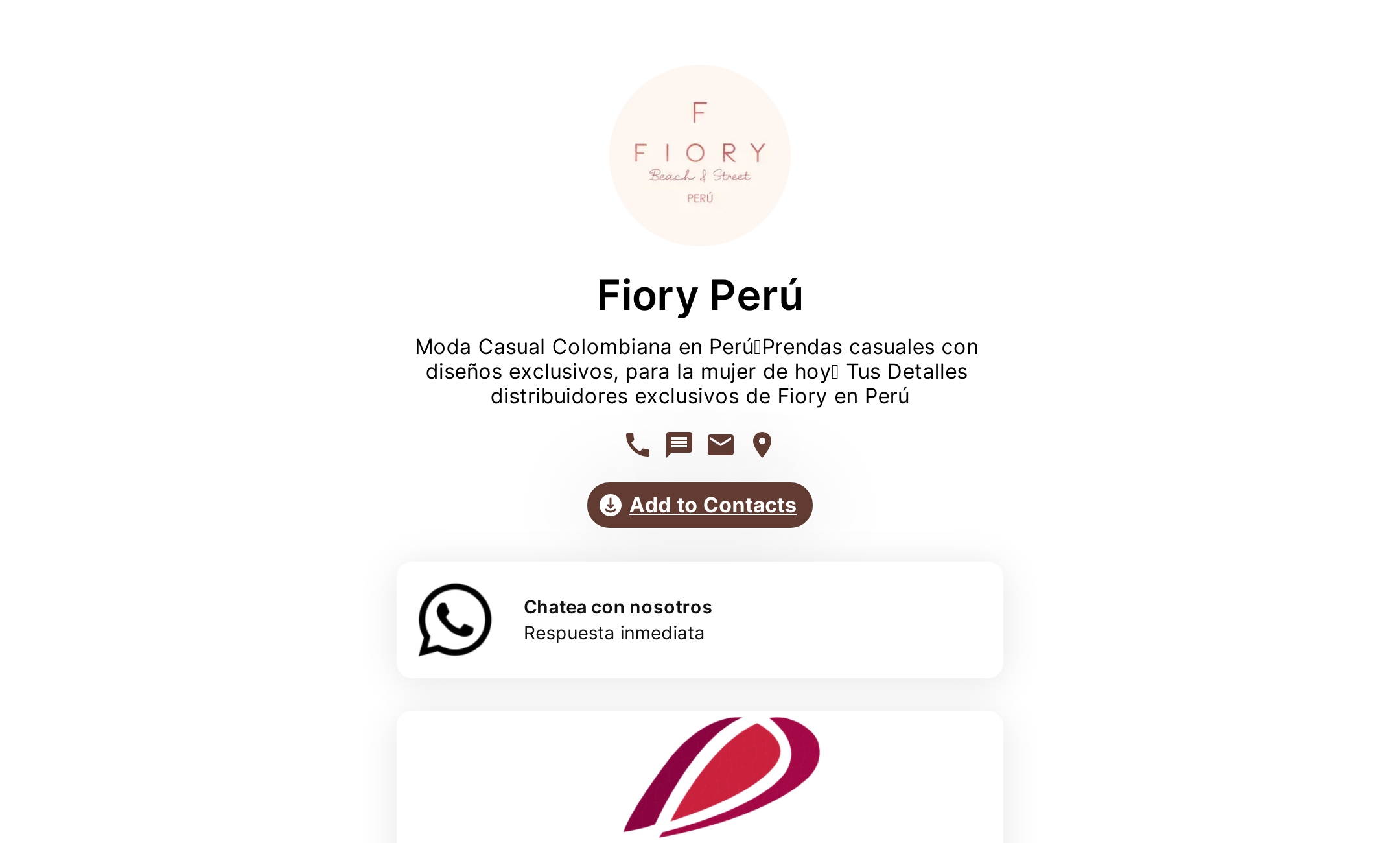 Fiory Perú's Flowpage