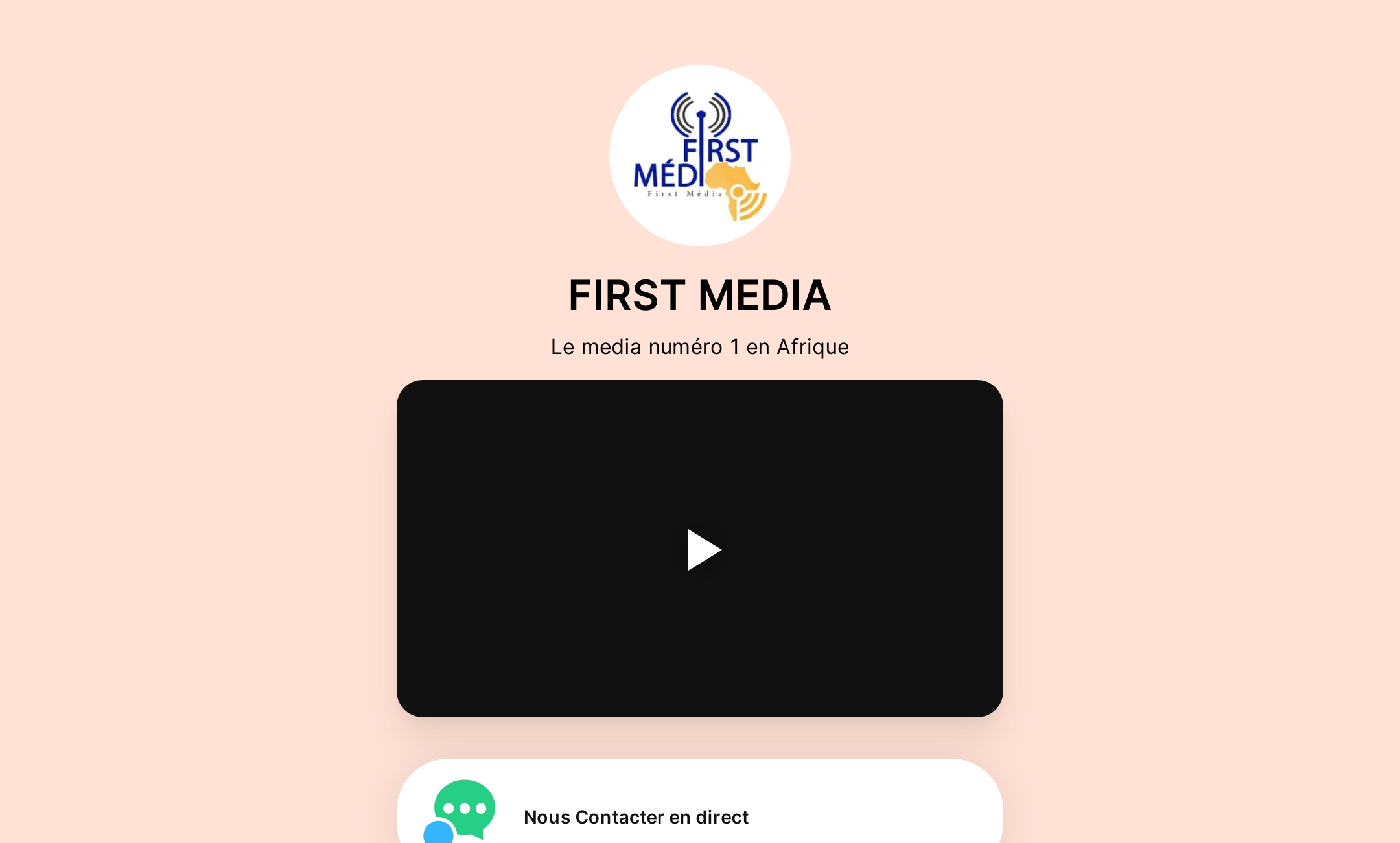 FIRST MEDIA AFRIQUE
