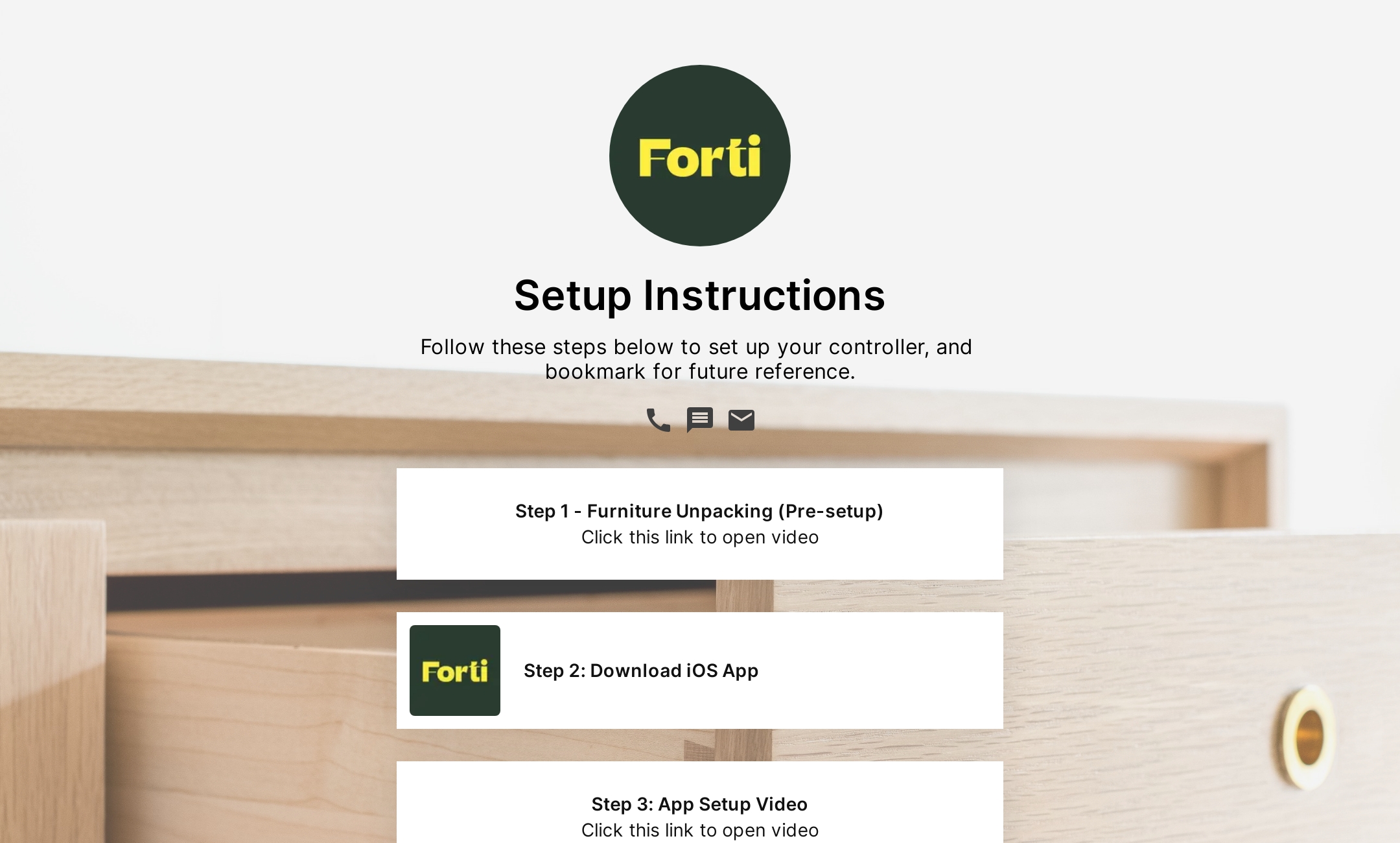 Setup Instructions' Flowpage
