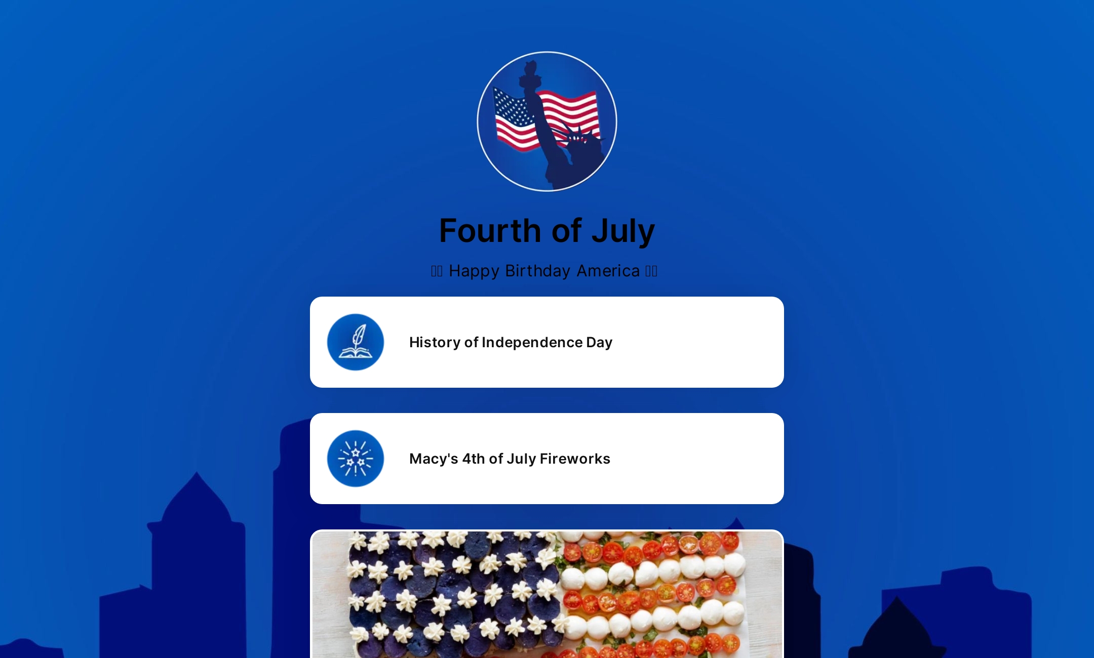 Fourth of July's Flowpage