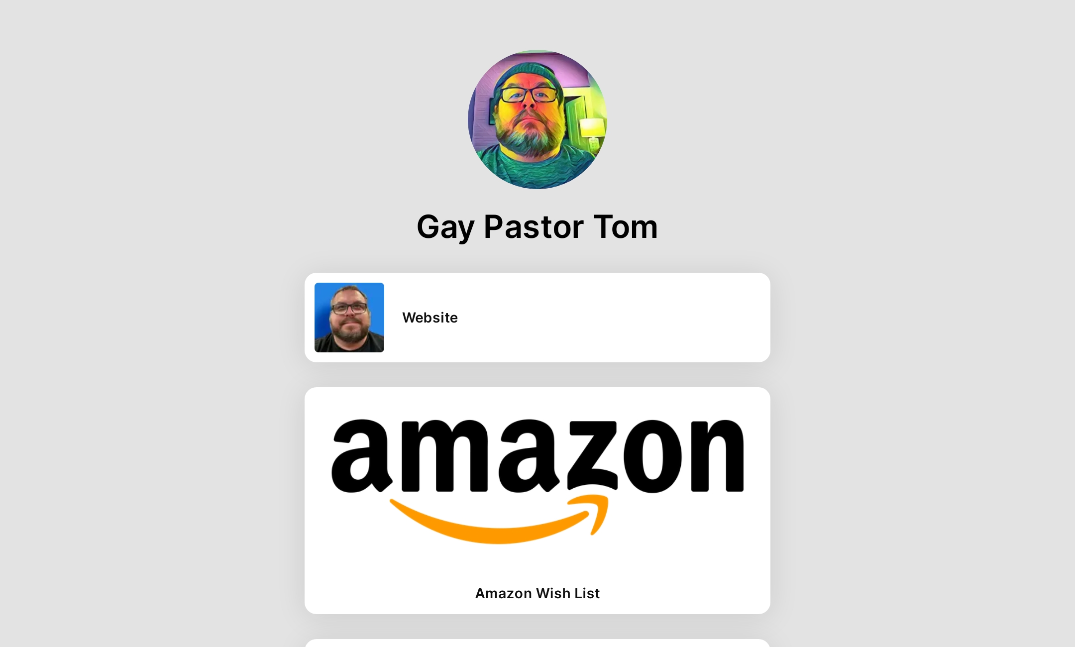Gay Pastor Tom's Flowpage