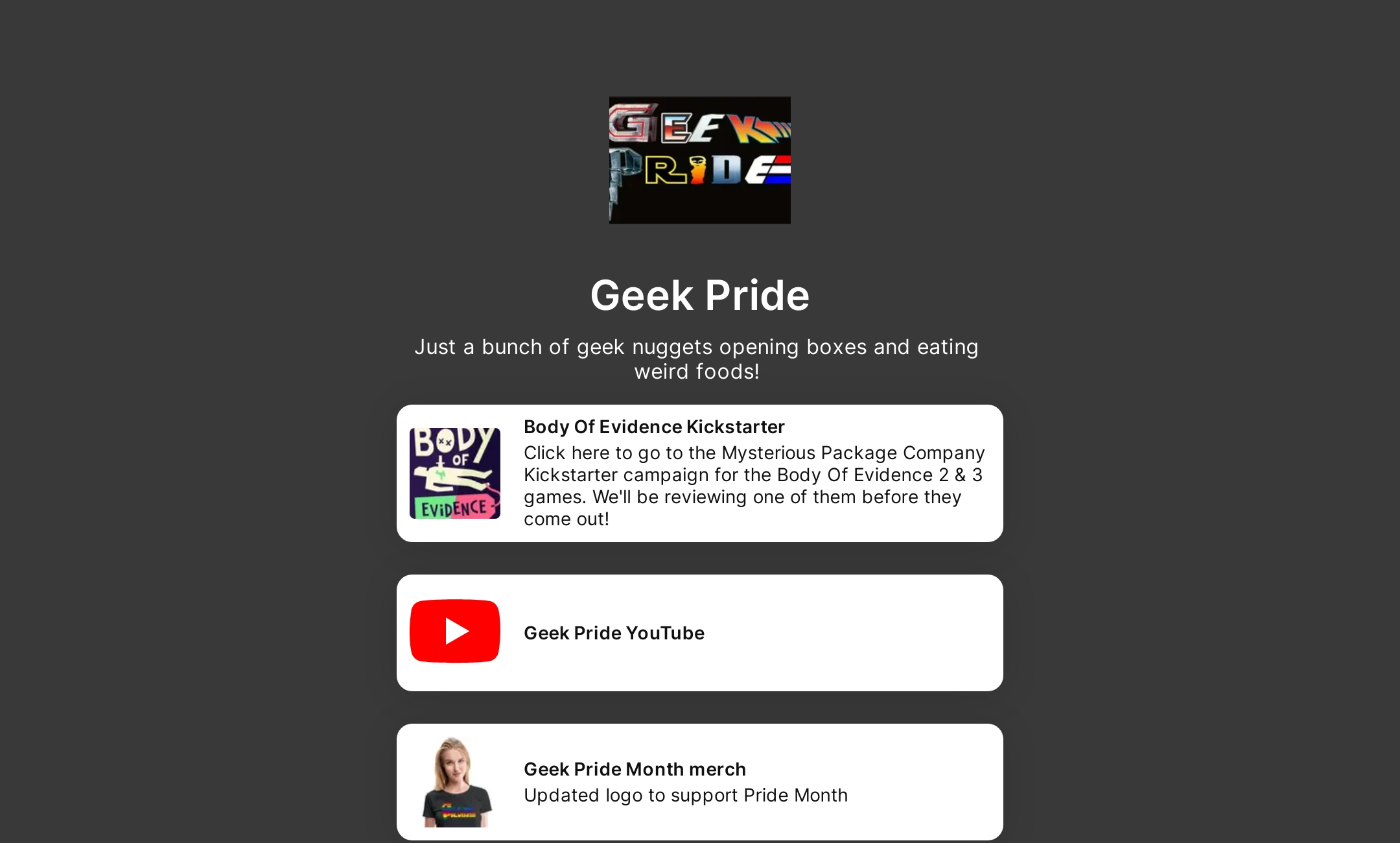 Geek Pride's Flowpage