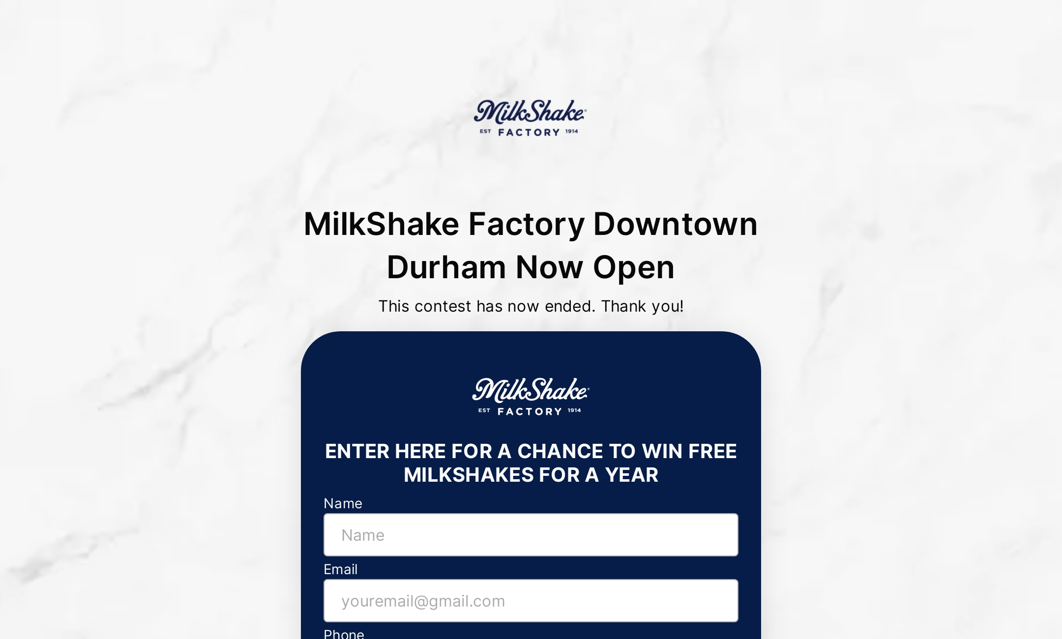 MilkShake Factory Downtown Durham Now Open's Flowpage