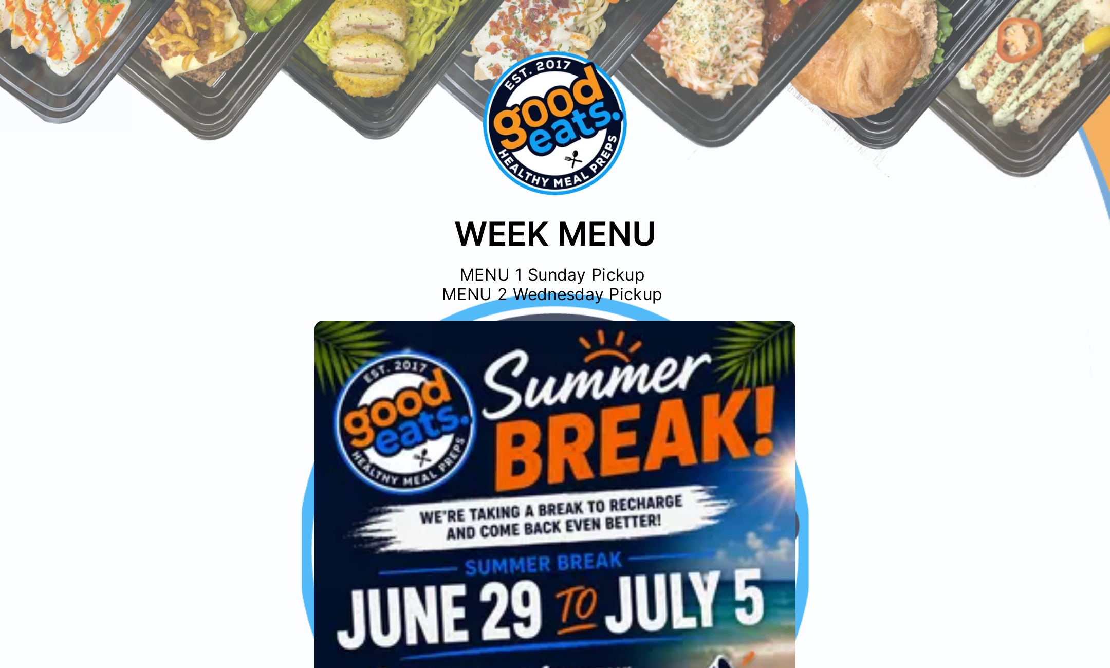 WEEK MENU's Flowpage