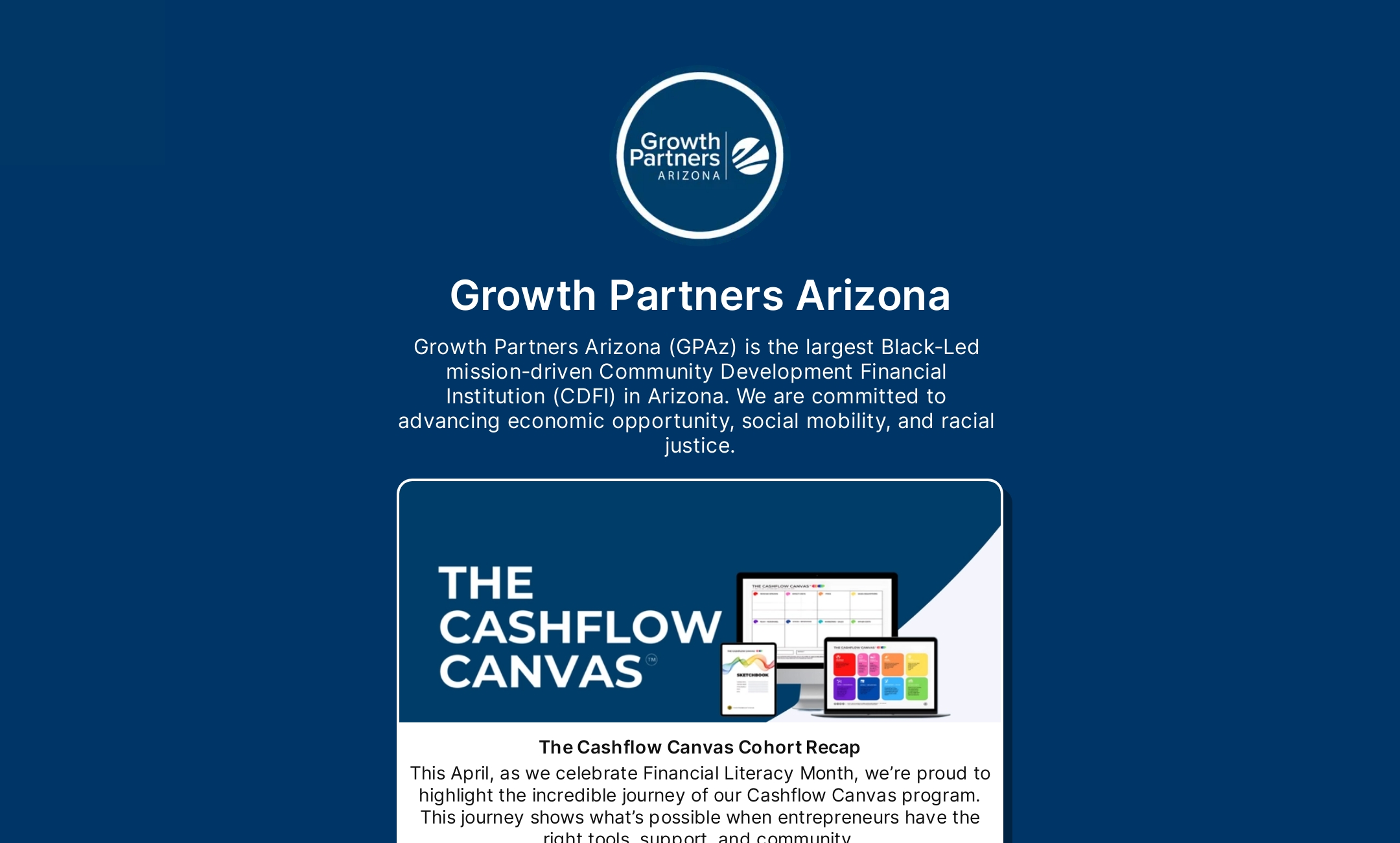 Growth Partners Arizona's Flowpage