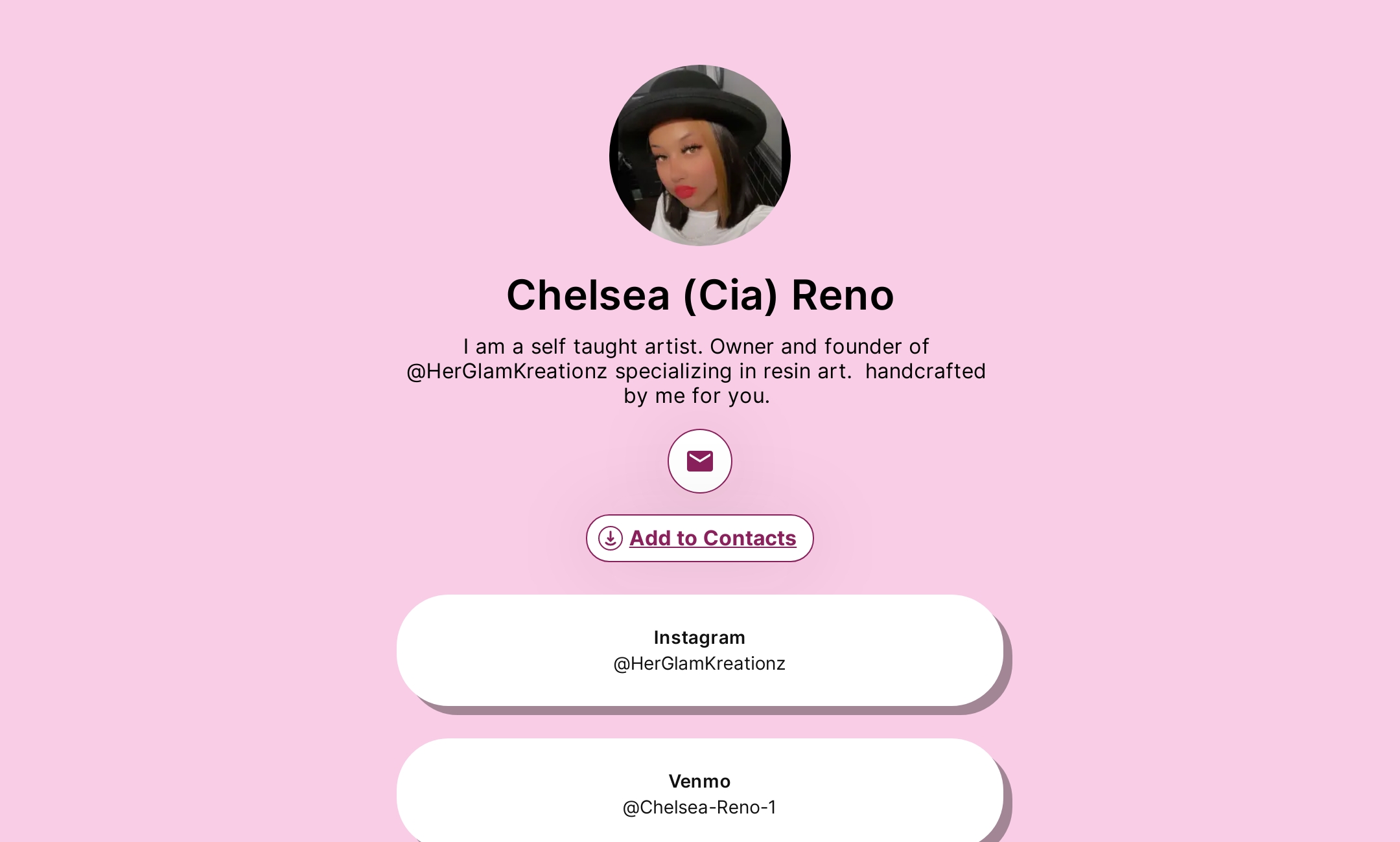 Chelsea (Cia) Reno 's Flowpage