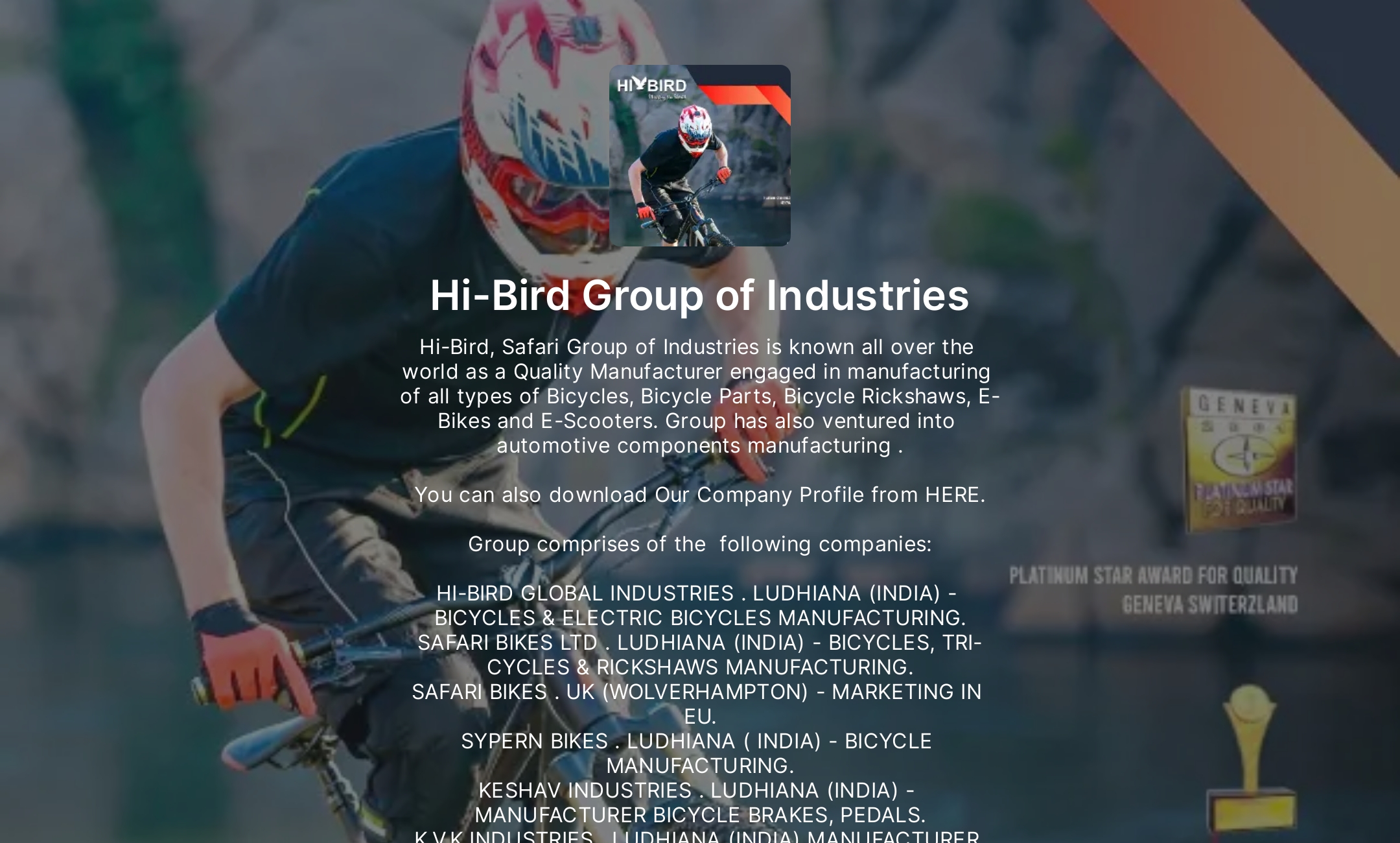 Leading Bicycle Manufacturer