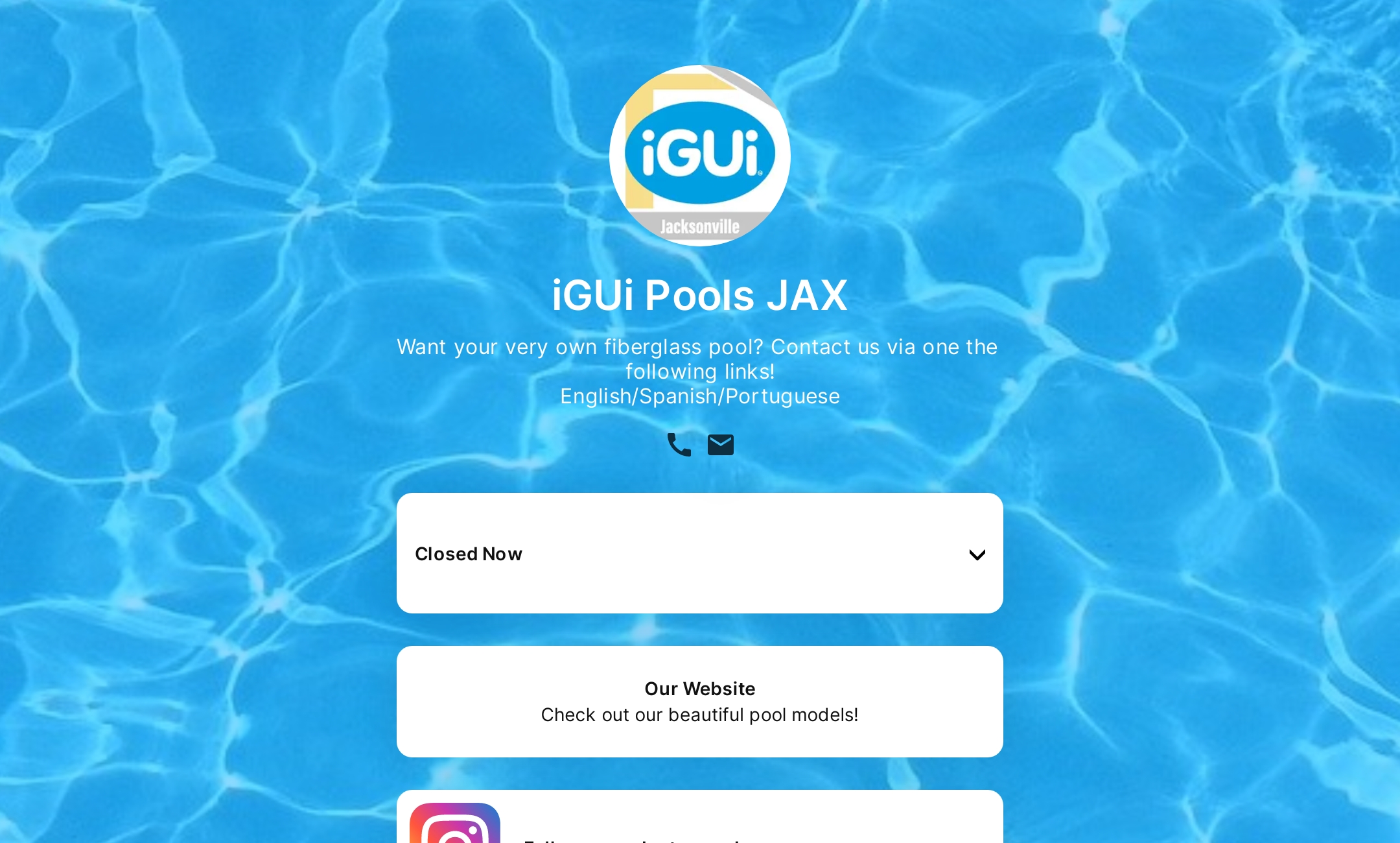iGUi Pools JAX's Flowpage