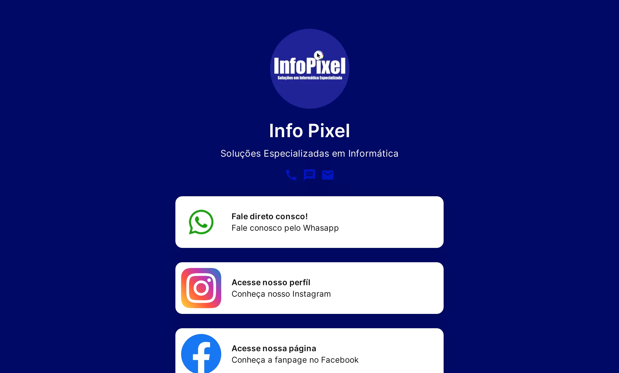 Info Pixel's Flowpage