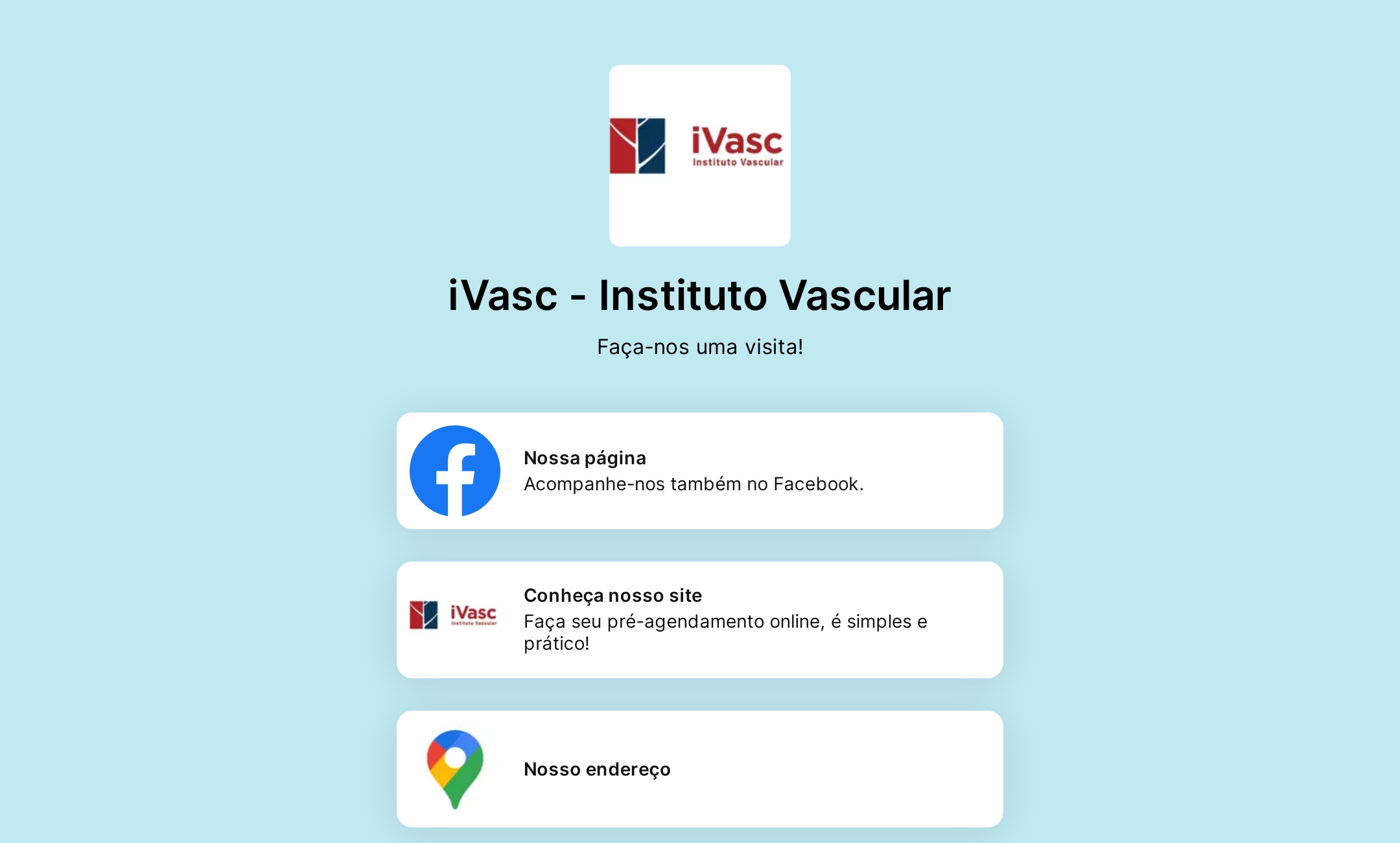 iVasc - Instituto Vascular's Flowpage
