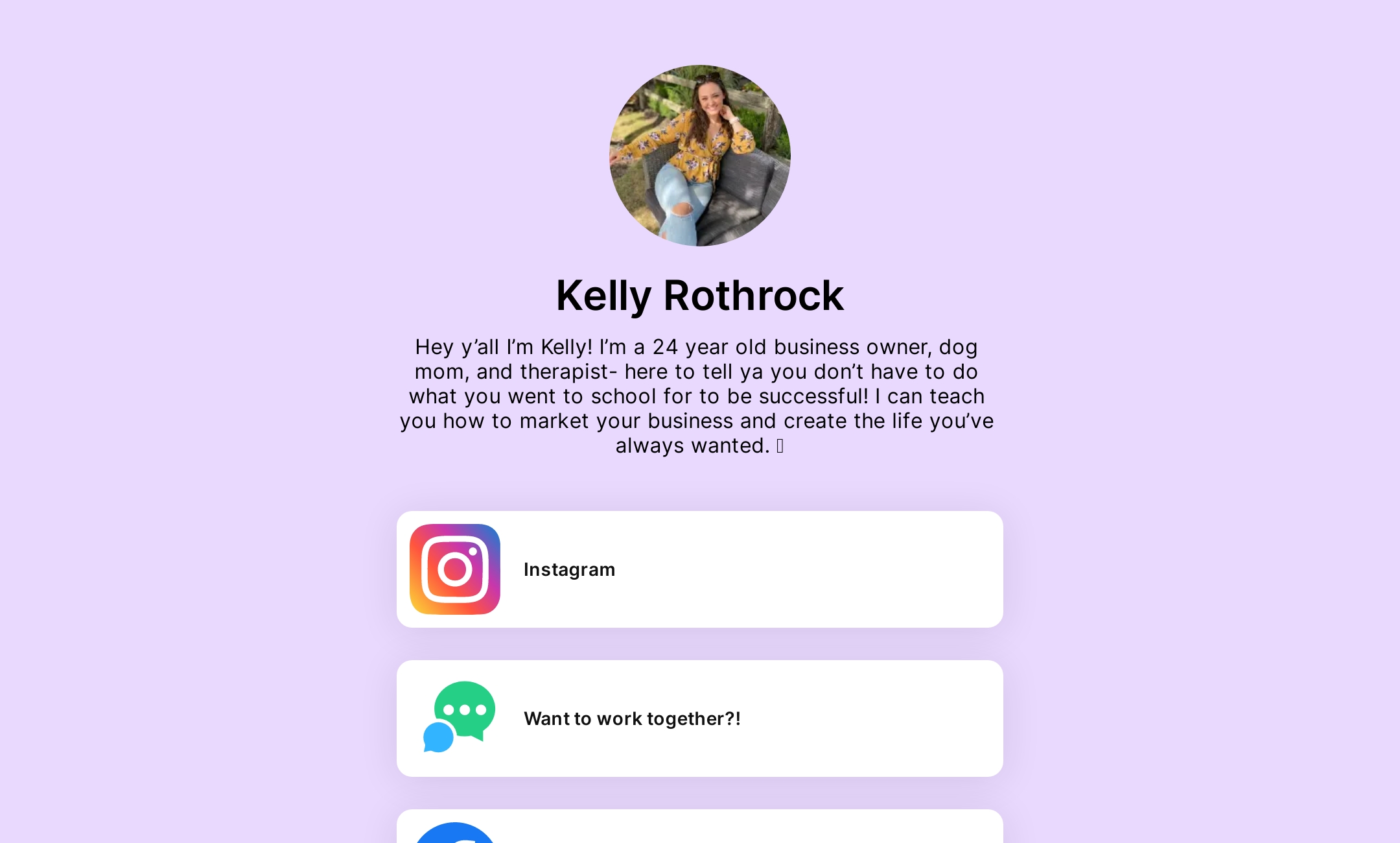 Kelly Rothrock 's Flowpage