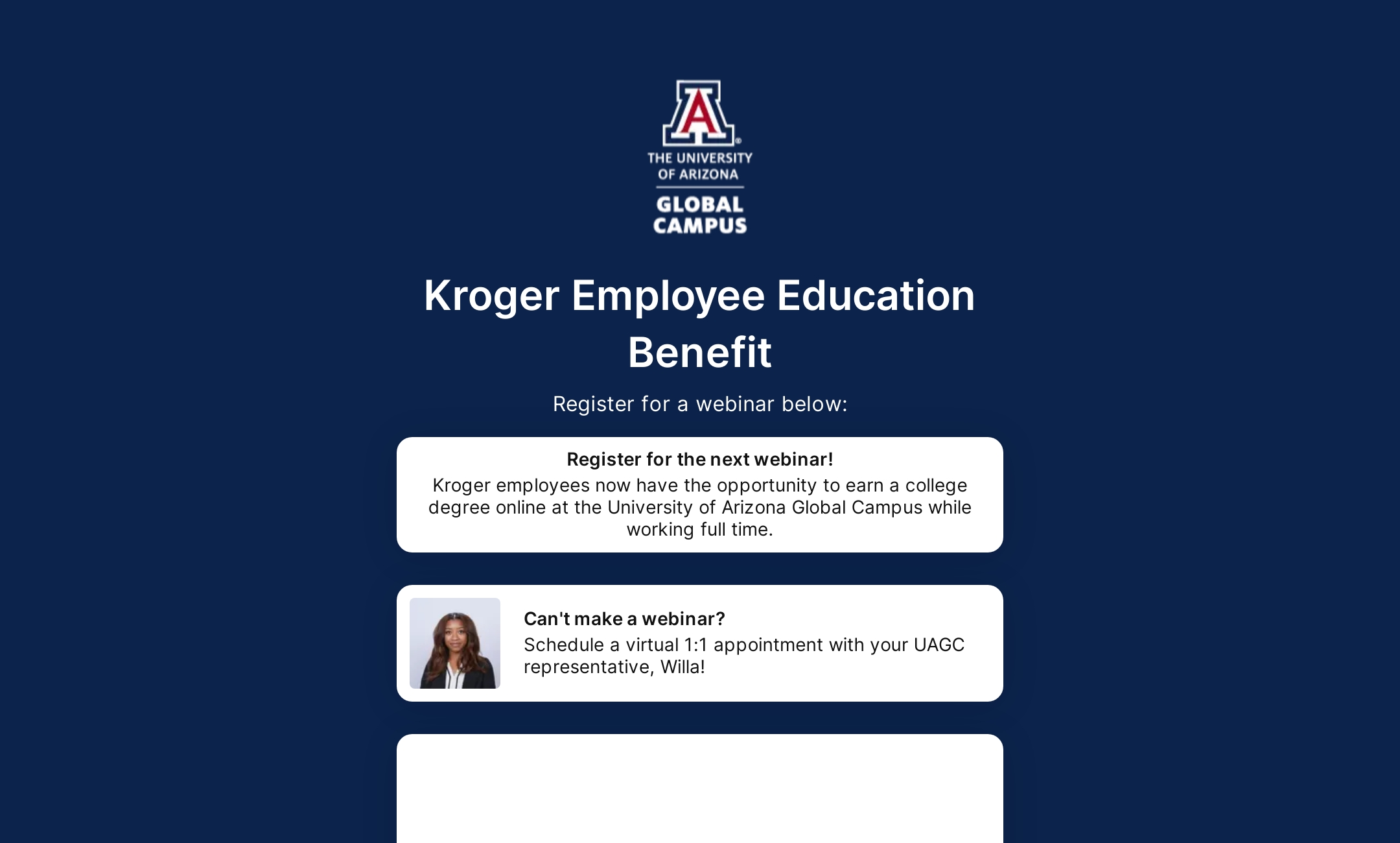 Kroger Employee Education Benefit's Flowpage