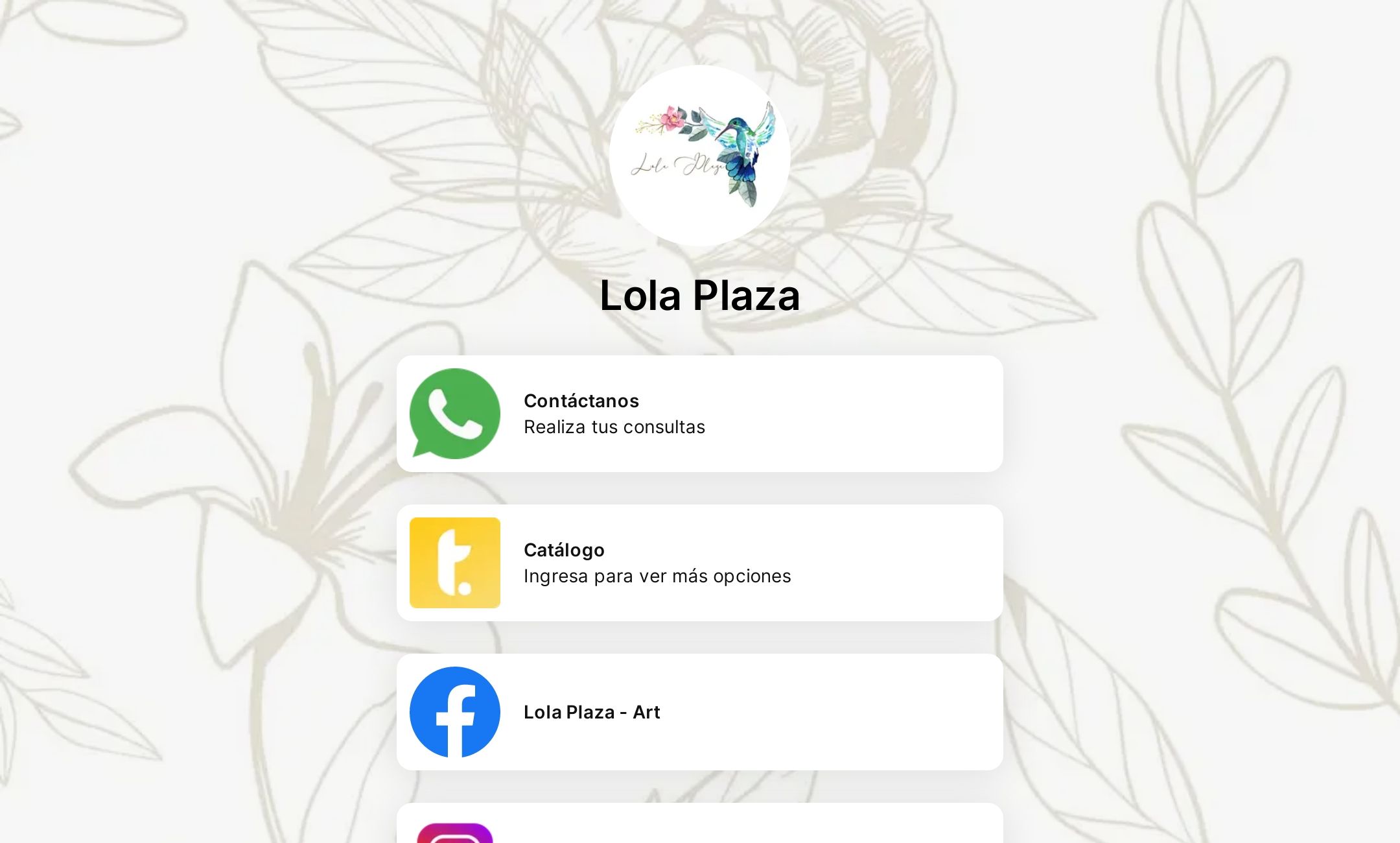 Lola Plaza's Flowpage