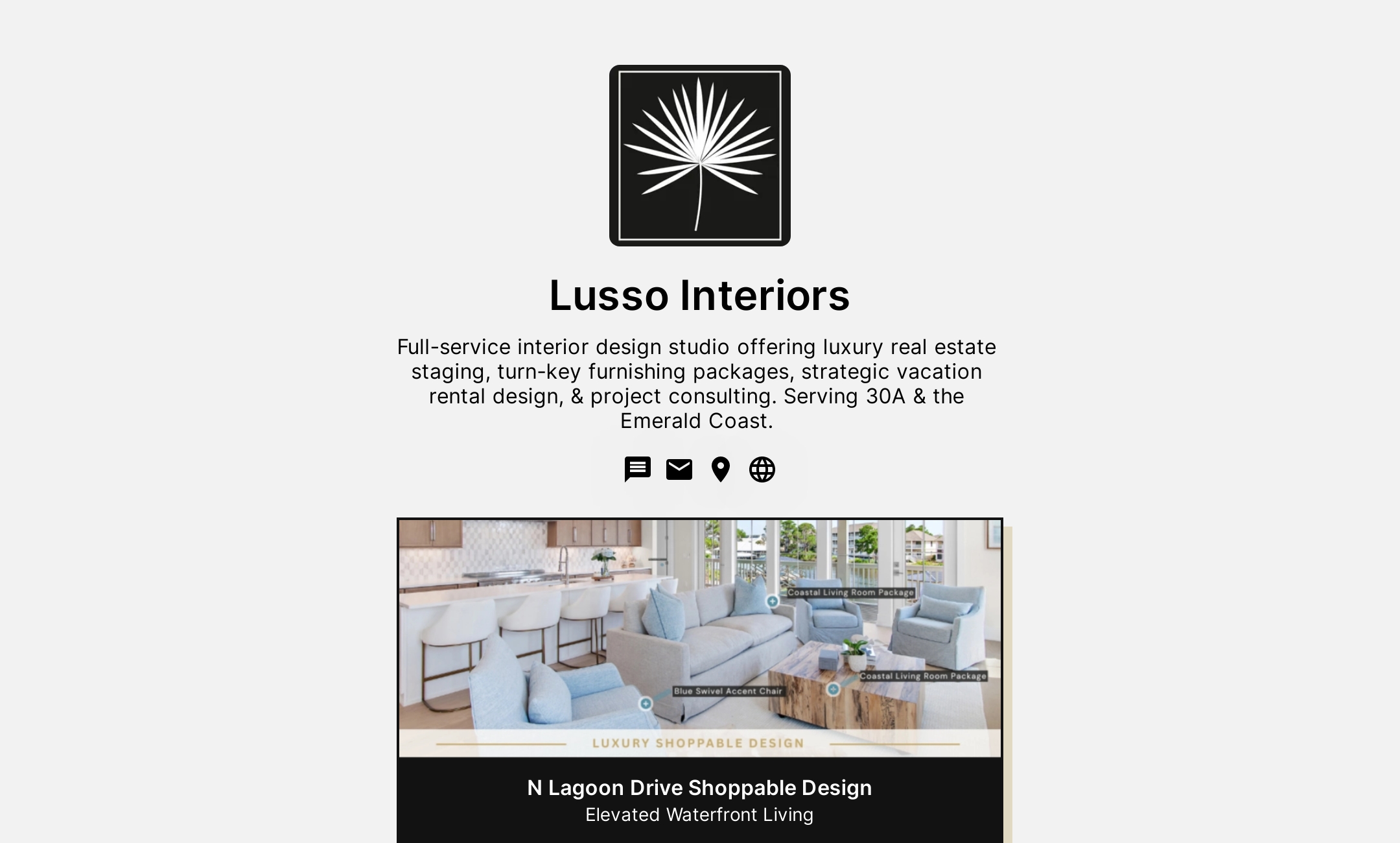 Lusso Interiors 's Flowpage