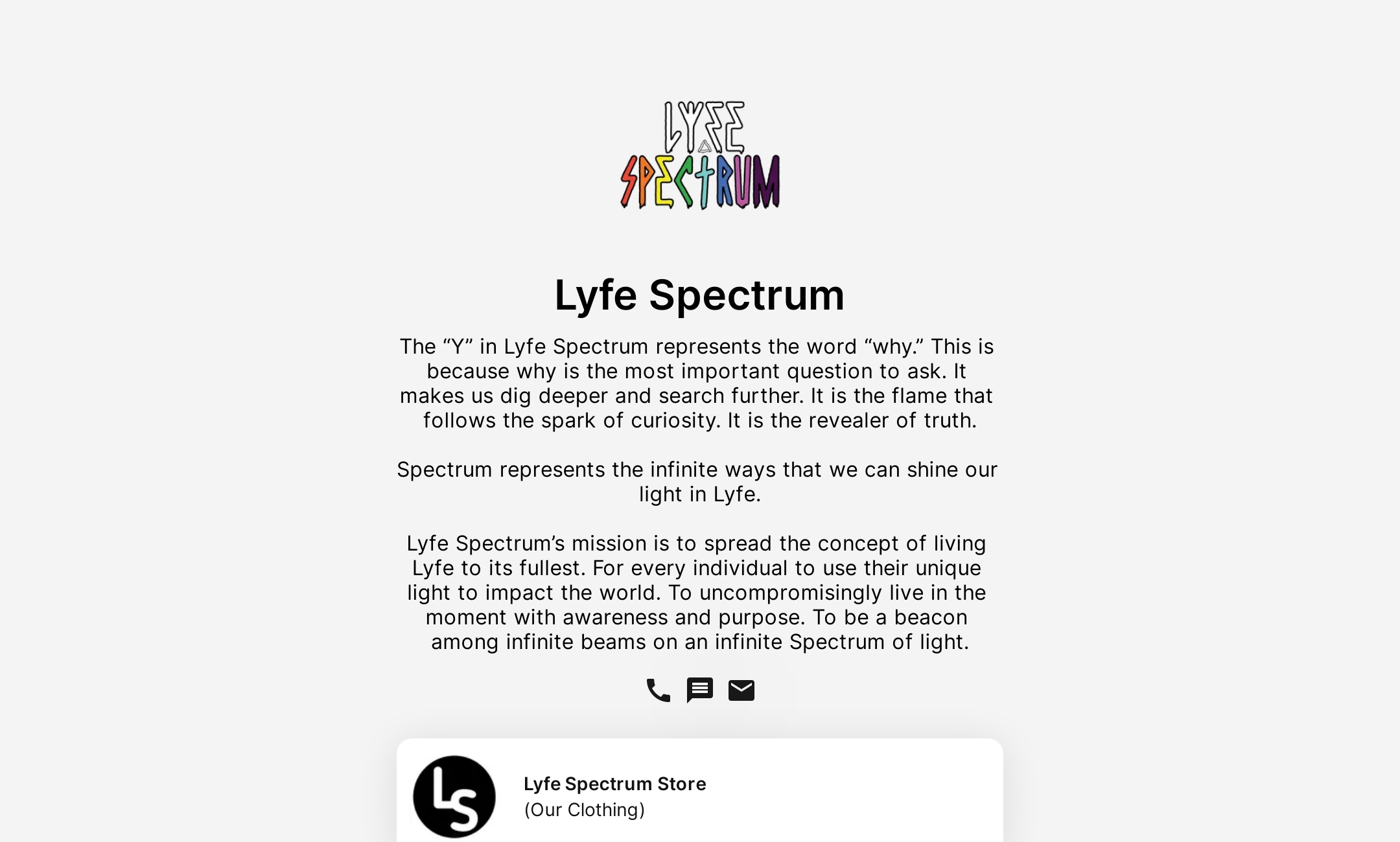 Lyfe Spectrum's Flowpage