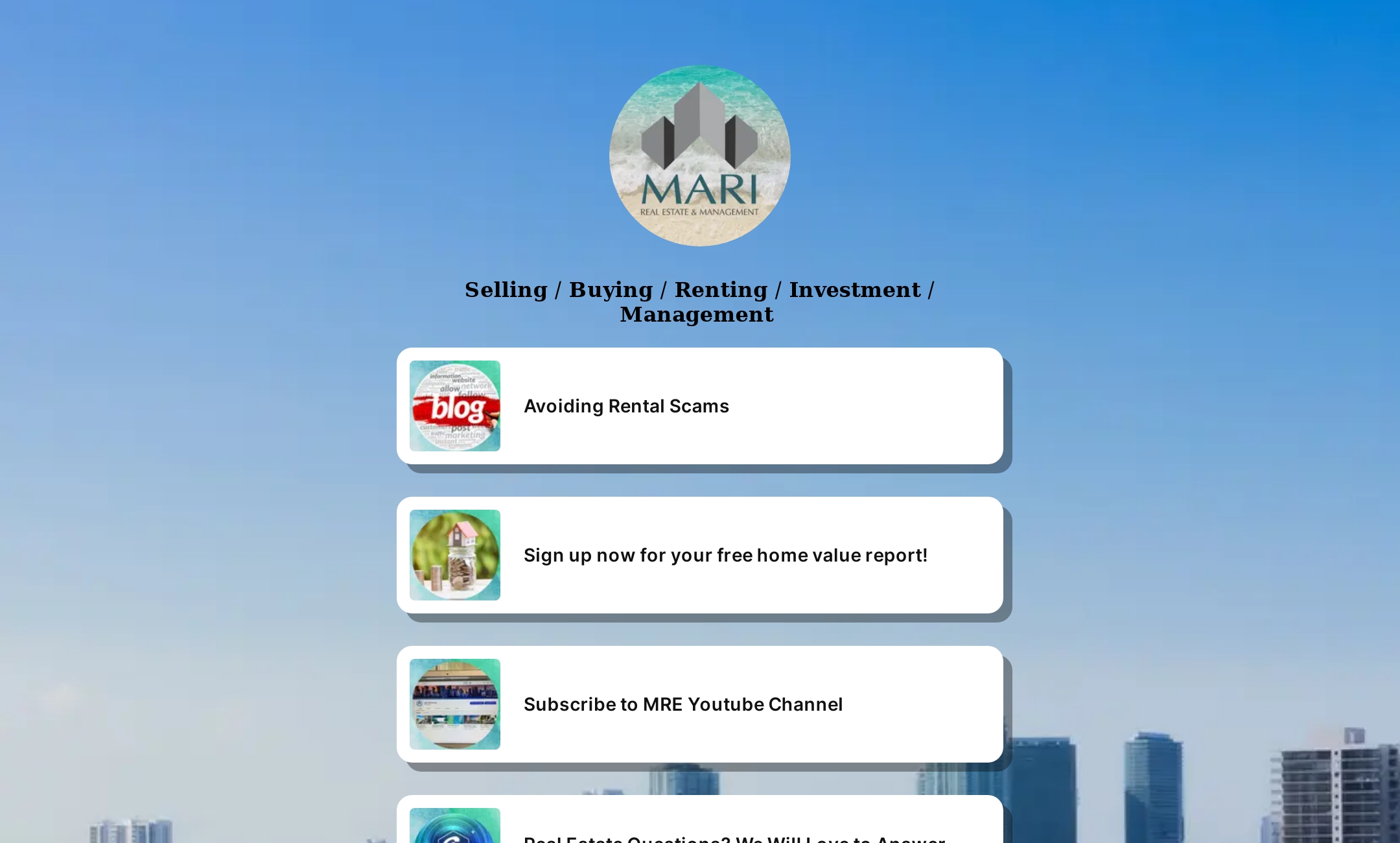 Mari Rel Estate & Management