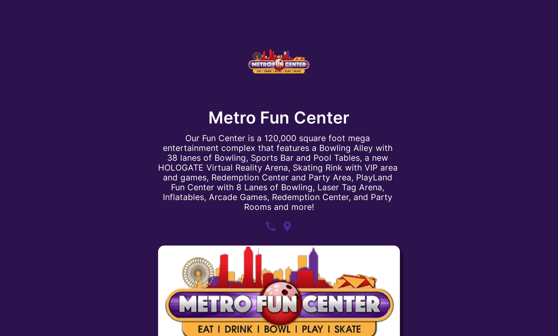 Metro Fun Center's Flowpage