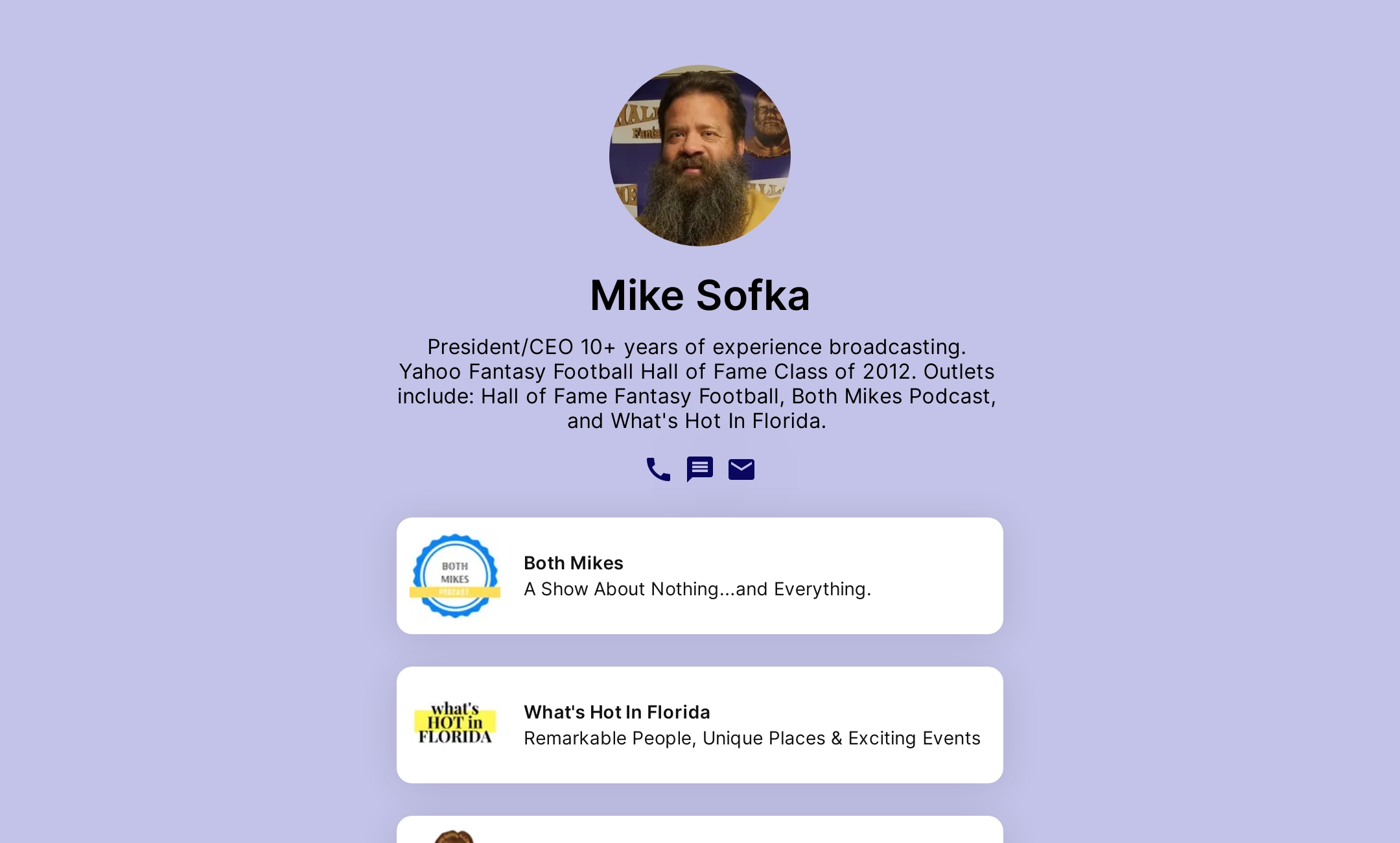 Mike Sofka's Flowpage